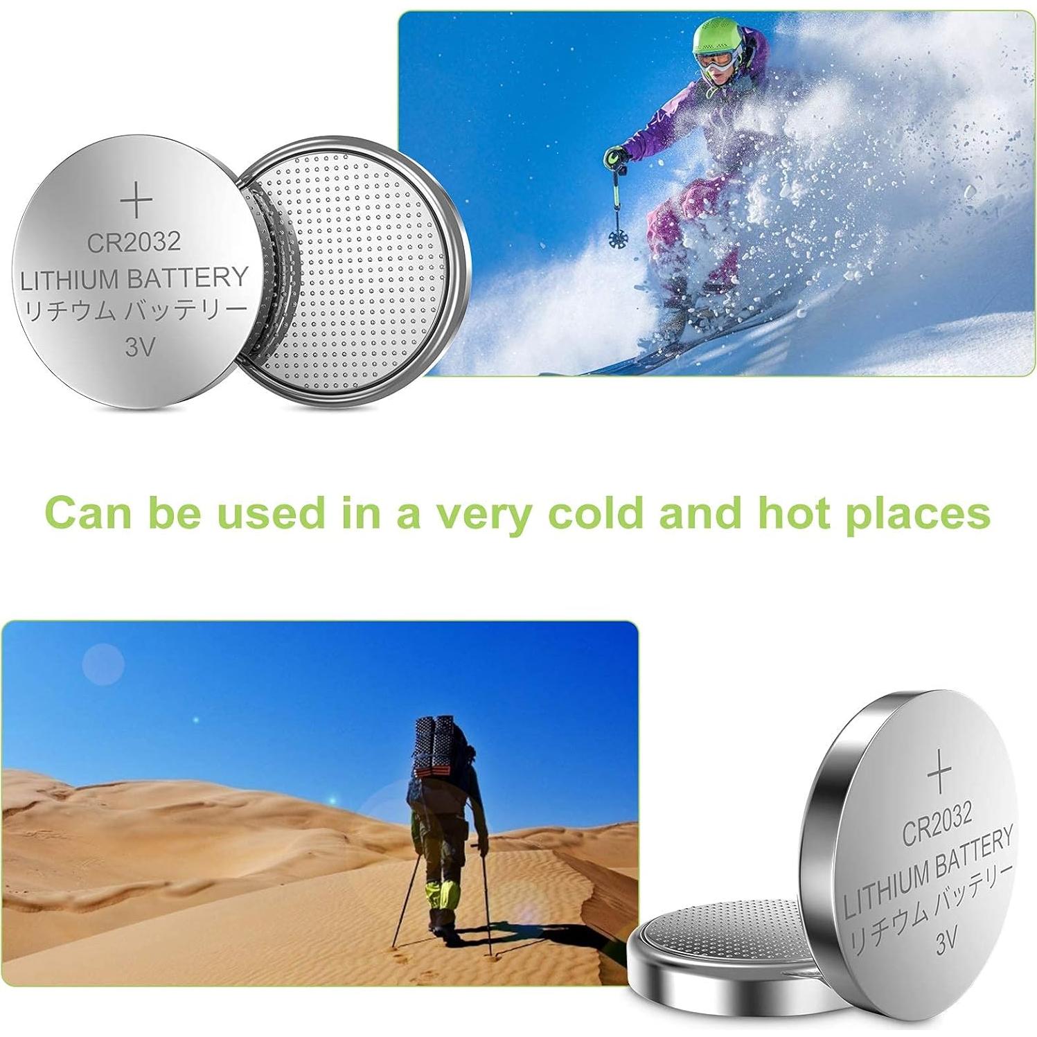 Paquete de Baterías Lr44 (40 PCS) y CR2032 (20 PCS)