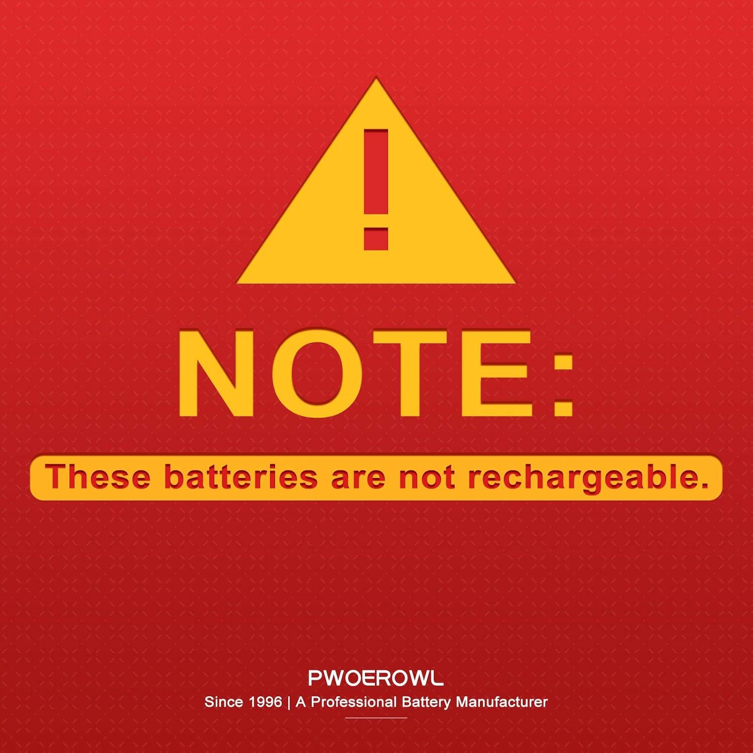 Baterías Alcalinas AA POWEROWL 24 Unidades + LR44 40 Unidades