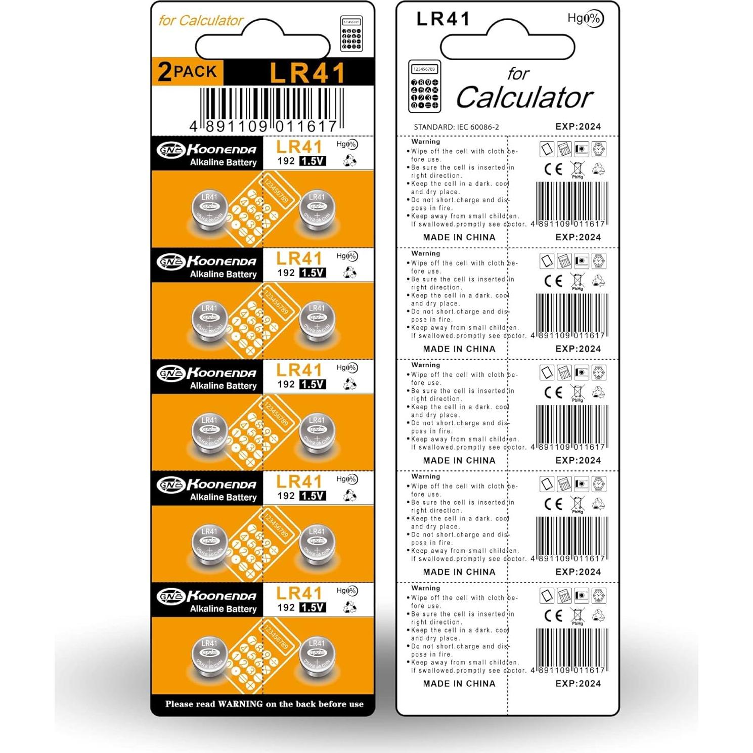 Baterías de Botón 80PCS Alcalinas 1.5V Siiboat AG0 AG1 AG3 AG4 AG5 AG7 AG10 AG13