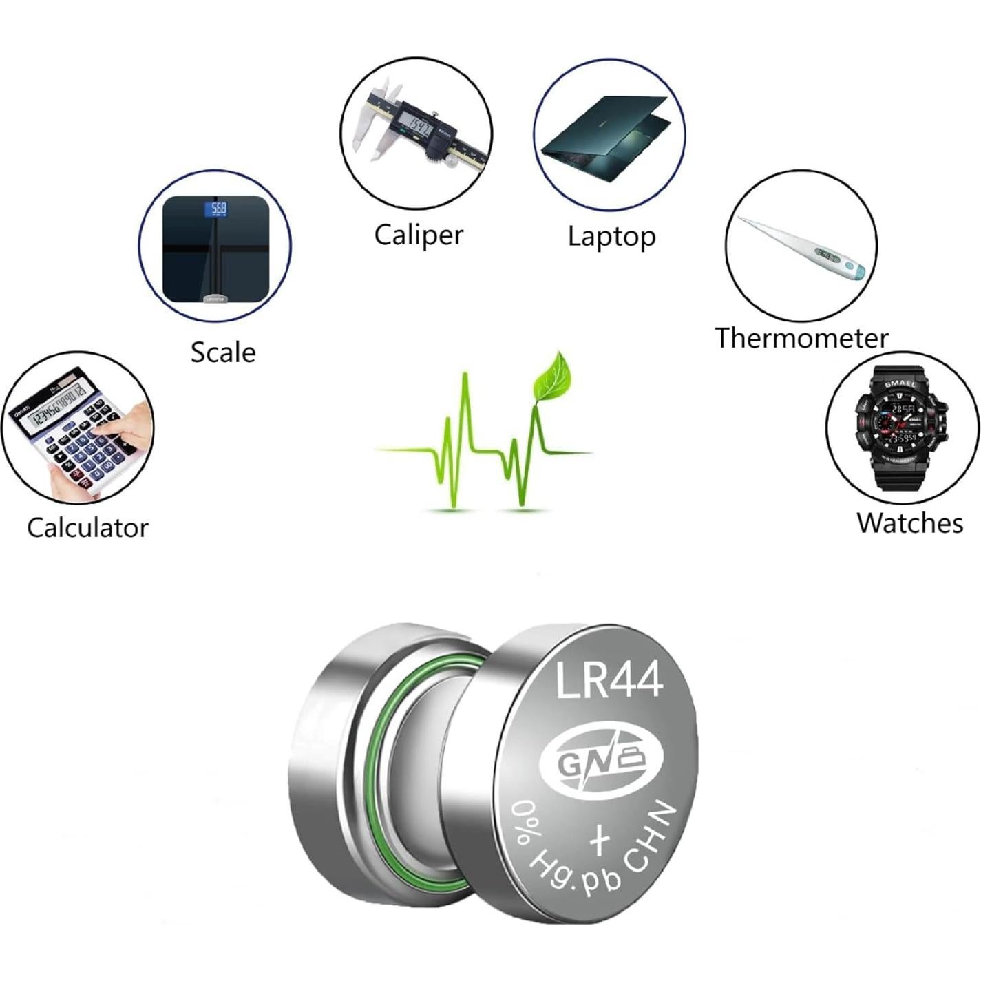 Baterías de Botón 80PCS Alcalinas 1.5V Siiboat AG0 AG1 AG3 AG4 AG5 AG7 AG10 AG13