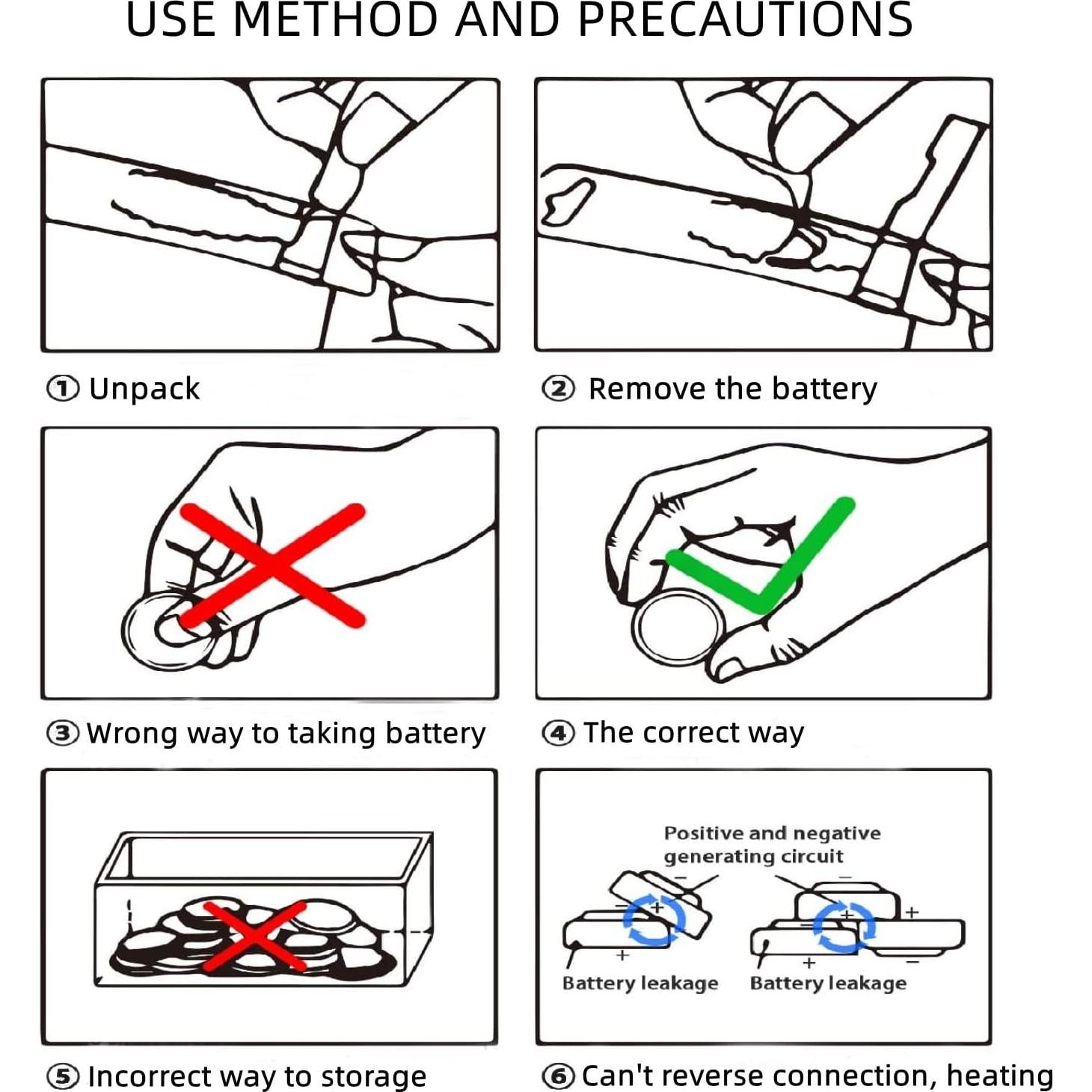 Baterías de Botón 80PCS Alcalinas 1.5V Siiboat AG0 AG1 AG3 AG4 AG5 AG7 AG10 AG13