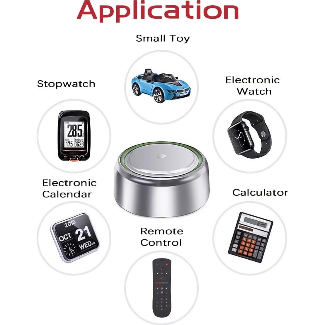 Baterías Botón Alcalinas Premium JUNINXIU LR43 AG12 6 Piezas