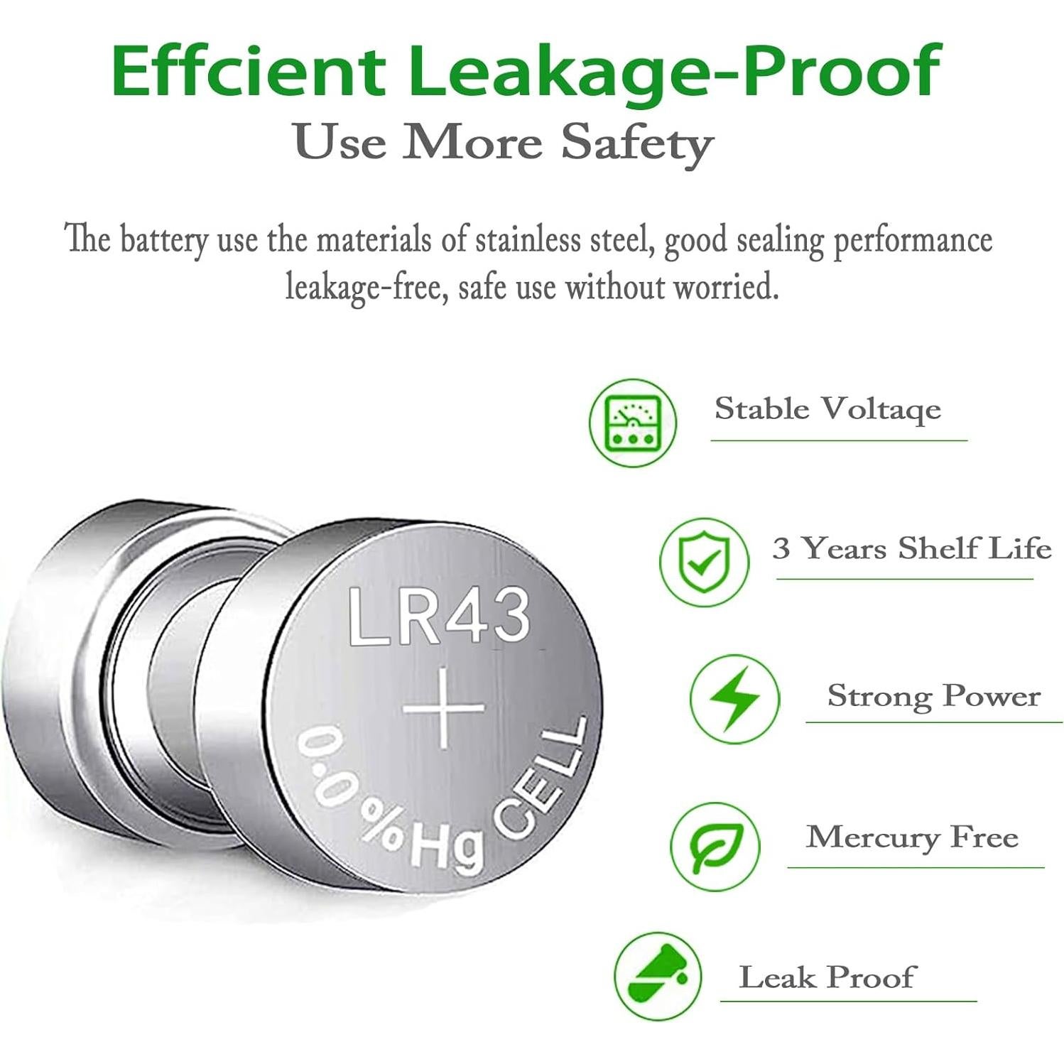 Baterías de Botón Alcalinas CPANCELL AG12 10 Unidades 1.5V