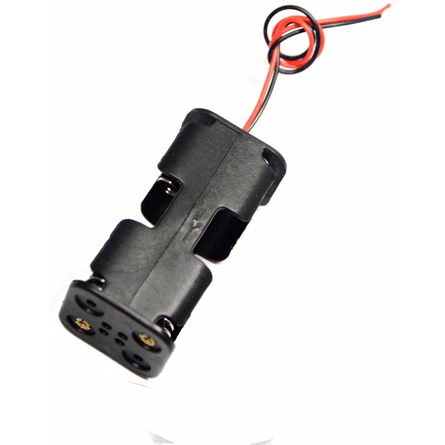 Soporte de Batería AA LAMPVPATH 4x1.5V Negro 6 Pcs