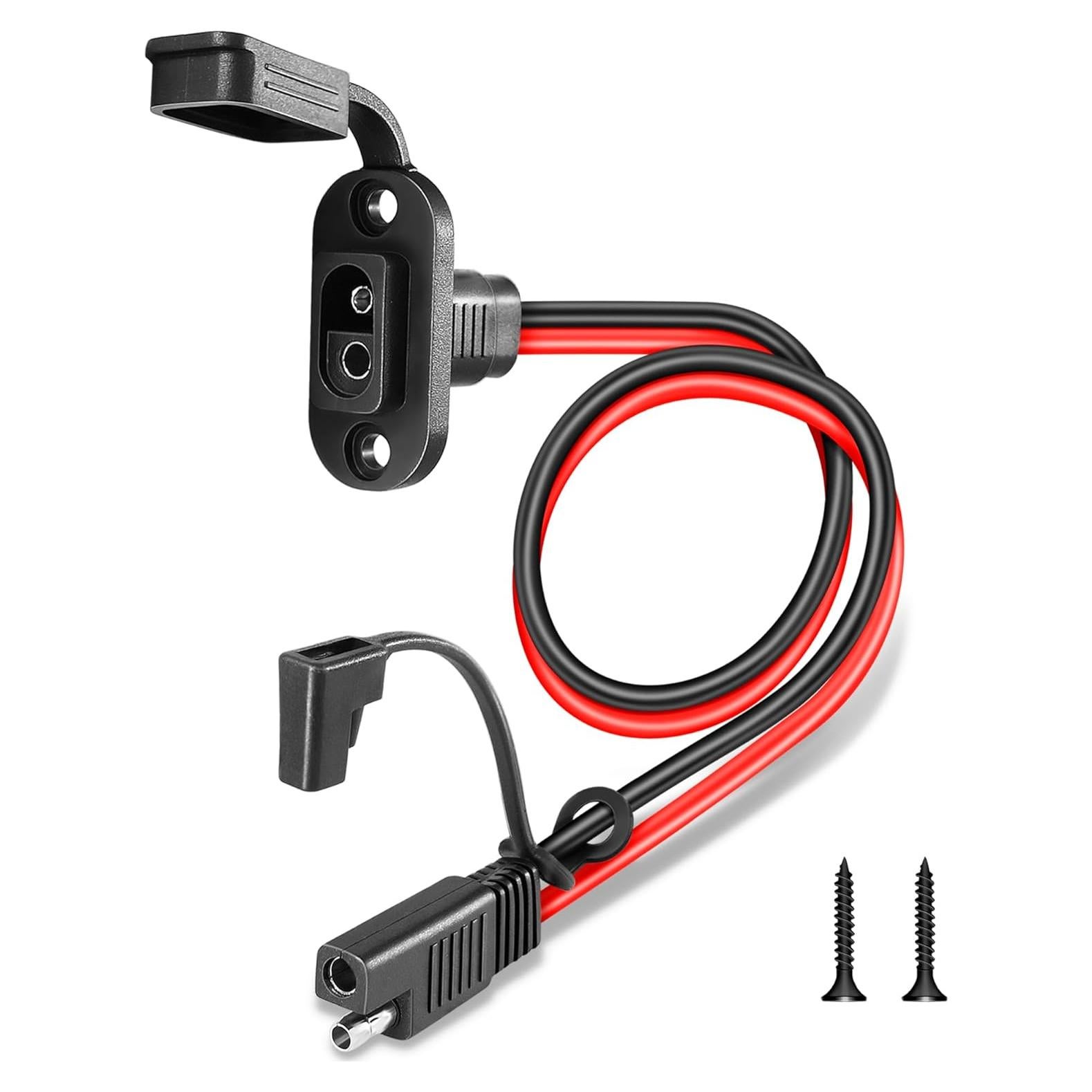 Conector SAE 2FT 10AWG vgoviwin a Prueba de Agua para Vehículos