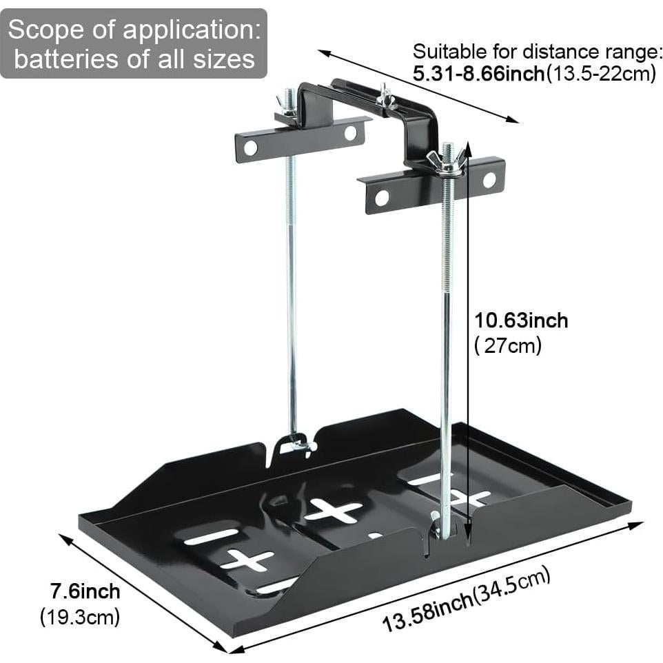 Bandeja de Batería Universal EMVANV 34.5x19.3cm Hierro