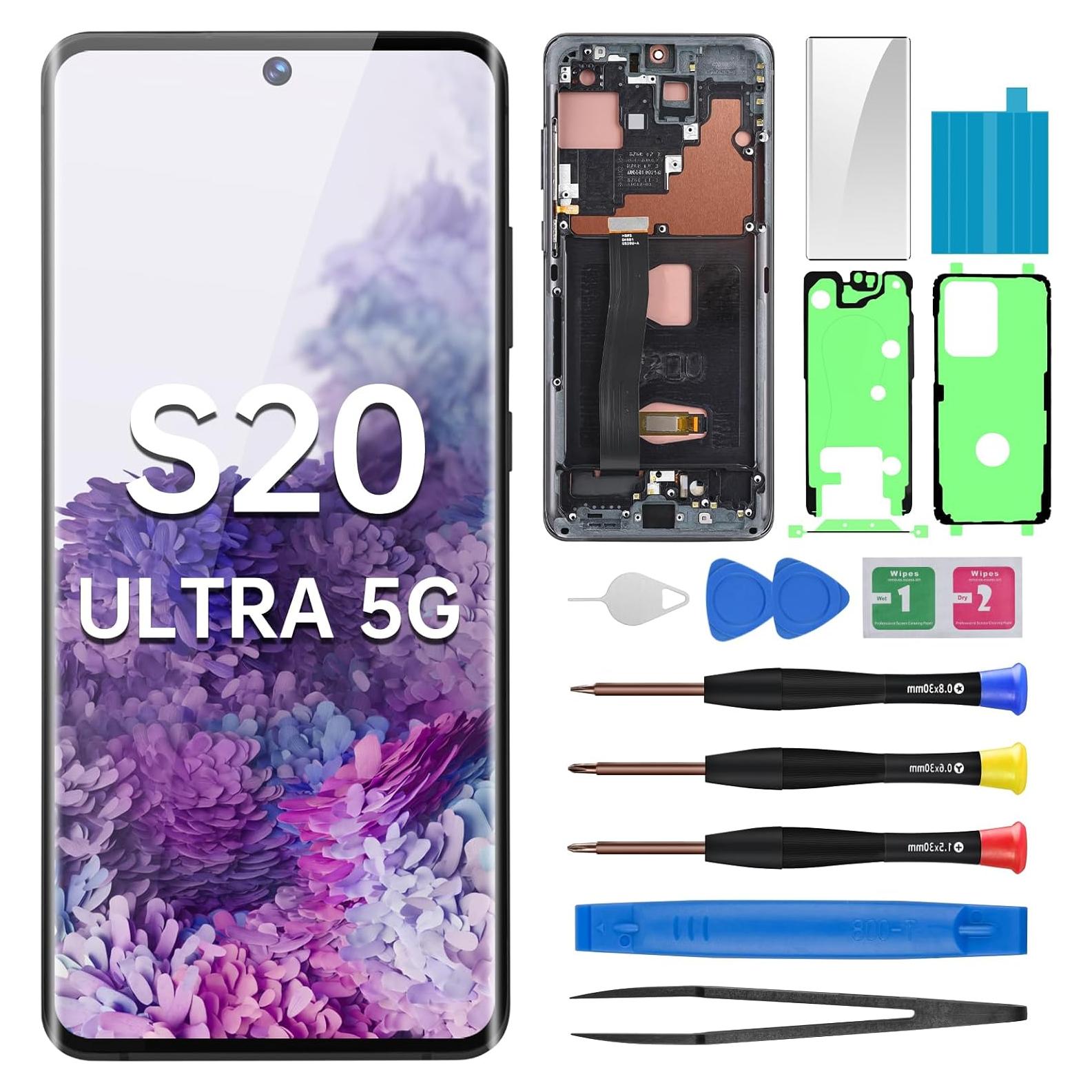 Reemplazo Pantalla AMOLED Samsung Galaxy S20 Ultra 5G Negro