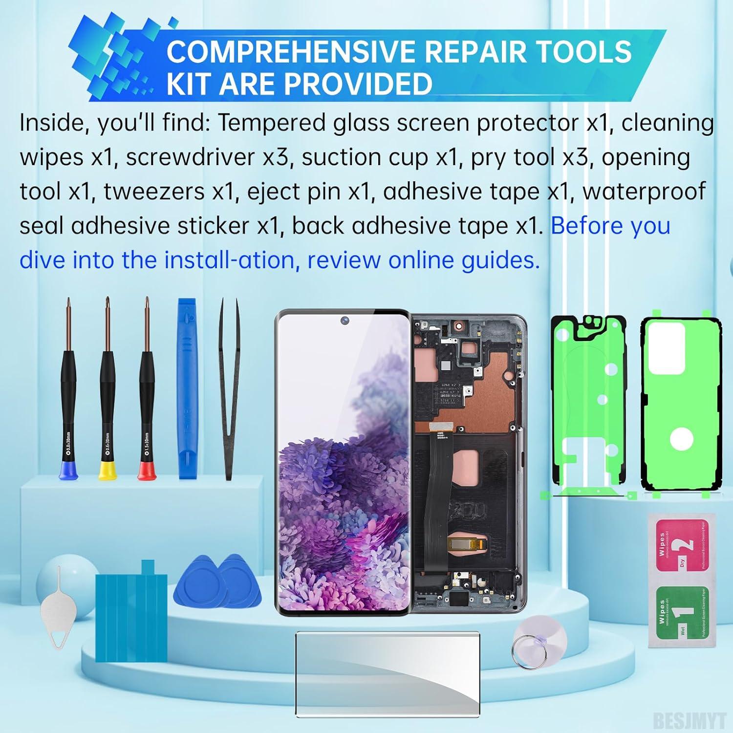 Reemplazo Pantalla AMOLED Samsung Galaxy S20 Ultra 5G Negro