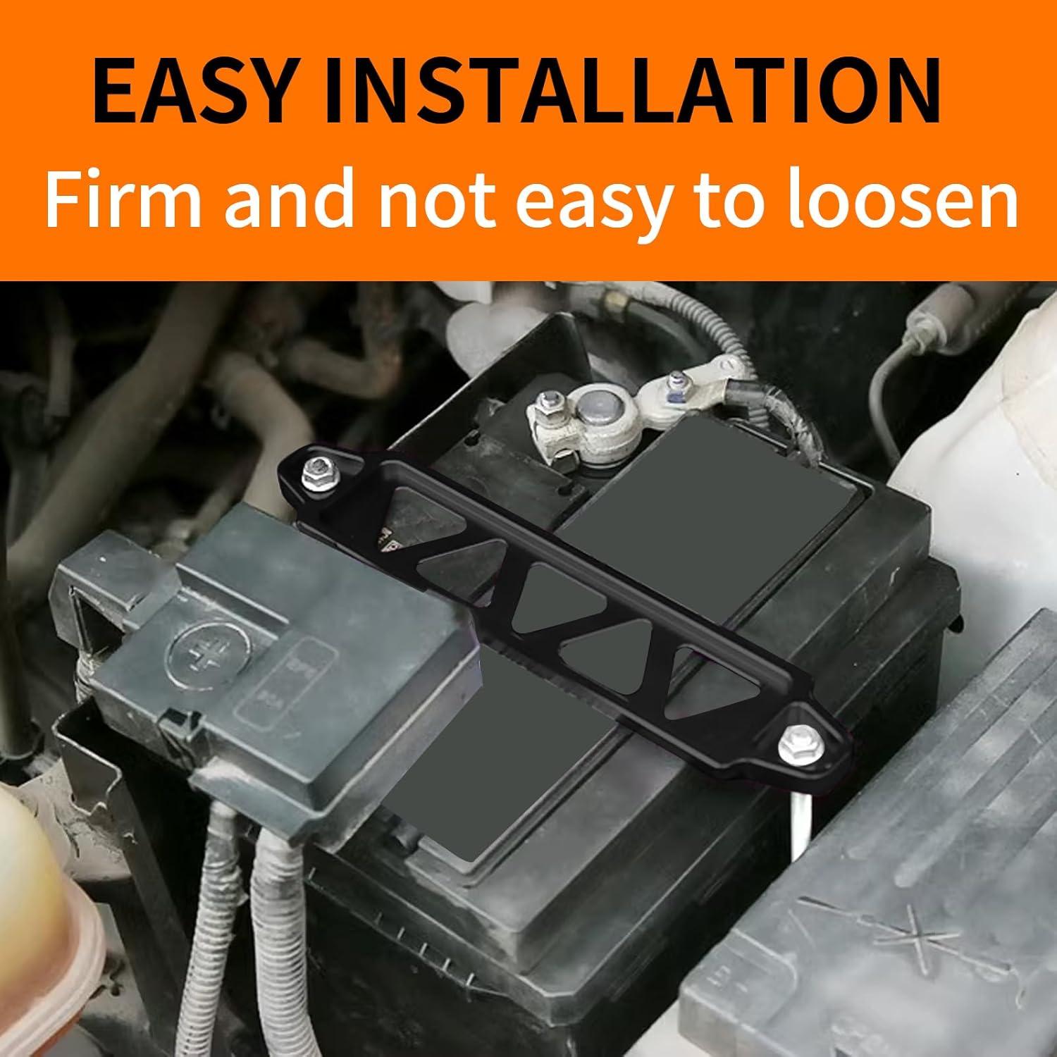 Soporte de Batería Luminuti Negro de Aluminio 21.5 cm