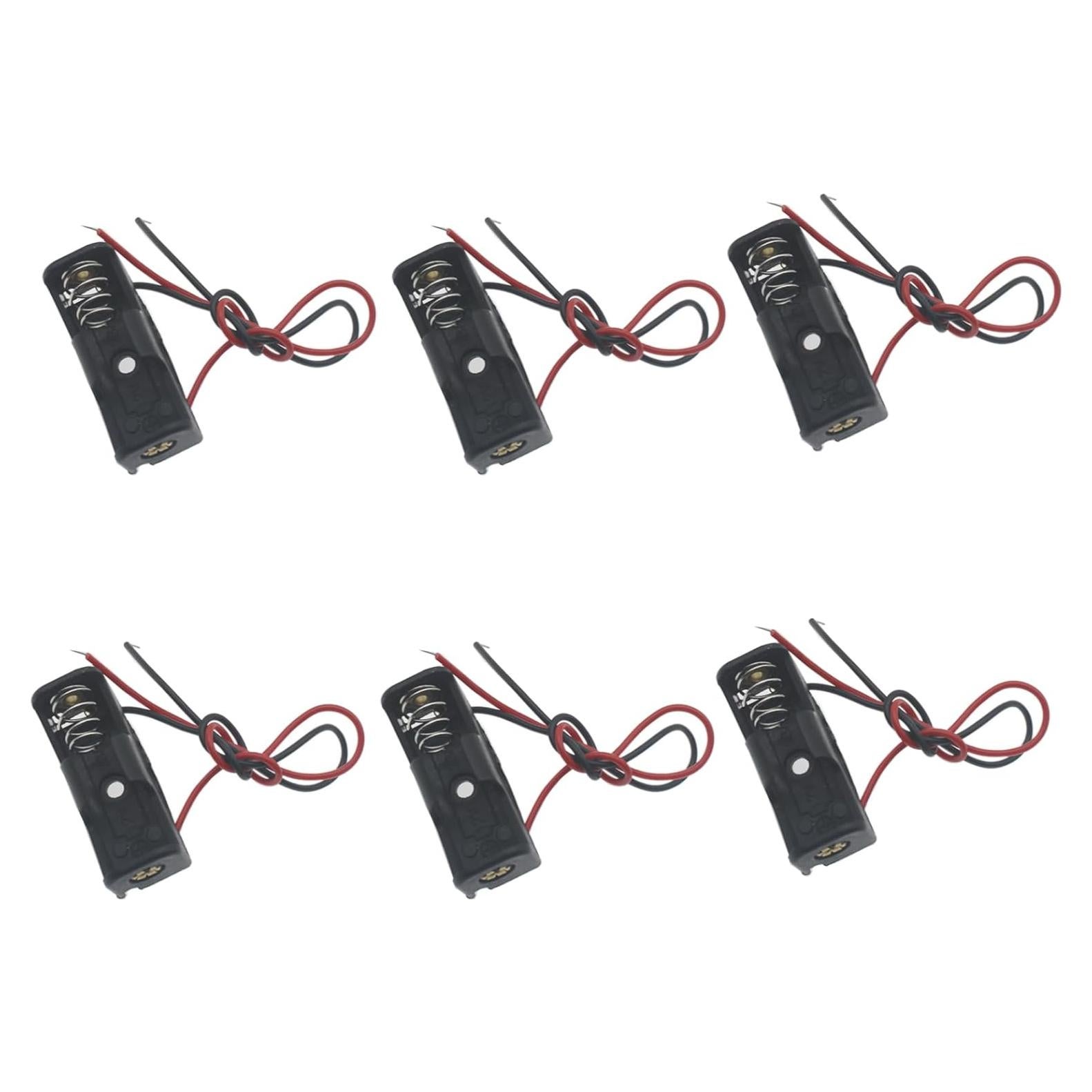 Caja de Batería 12V 23A OZXNO con Cables de 15cm - 6 Pcs