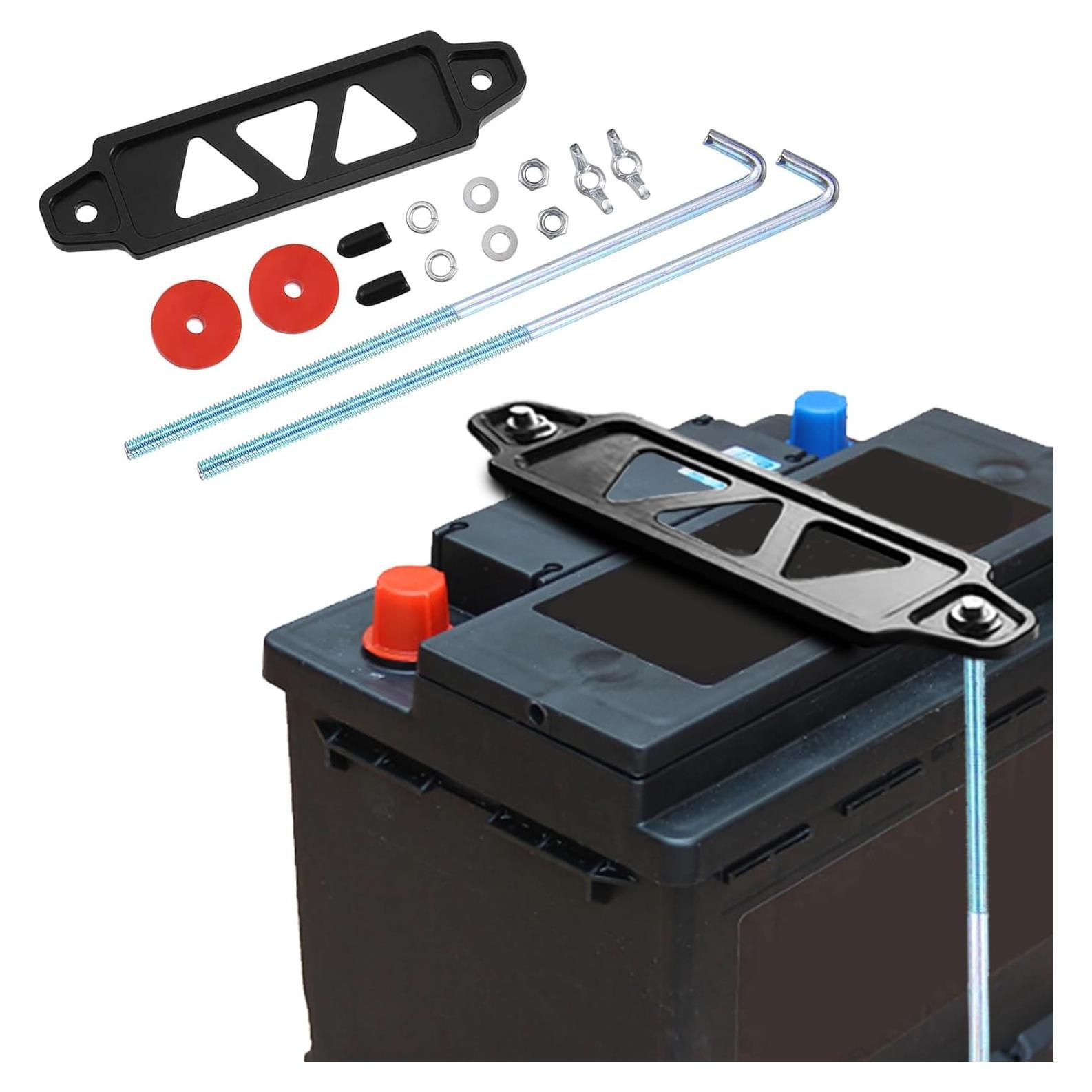 Soporte de Batería de Coche Middrivr Aluminio Negro 25.4cm