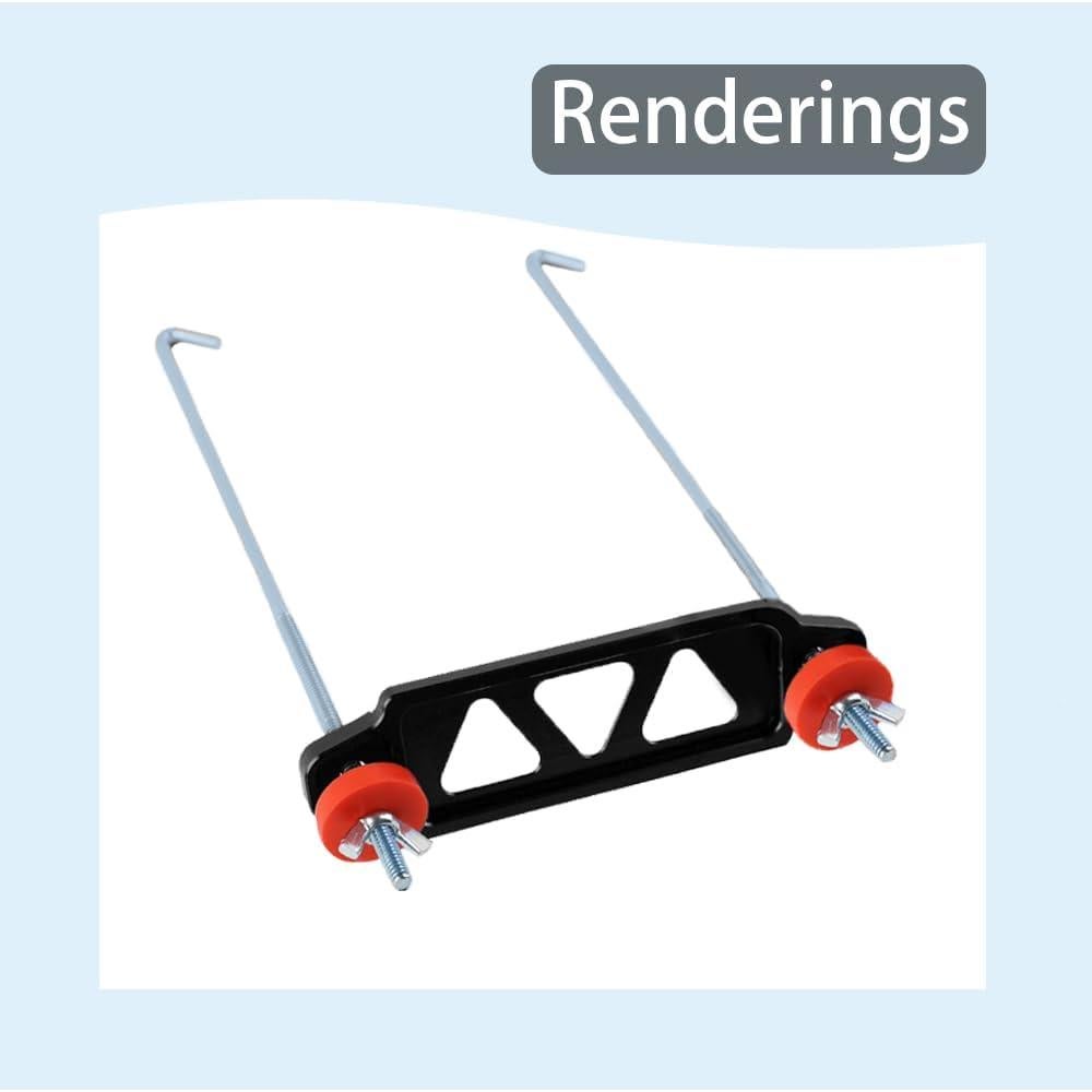 Soporte de Batería de Coche Middrivr Aluminio Negro 25.4cm