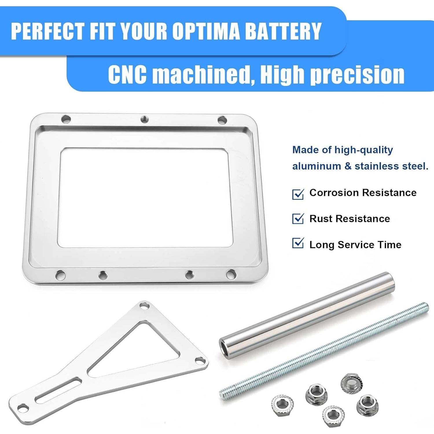 Bandeja de Batería Universal YZQPNB para Baterías Optima