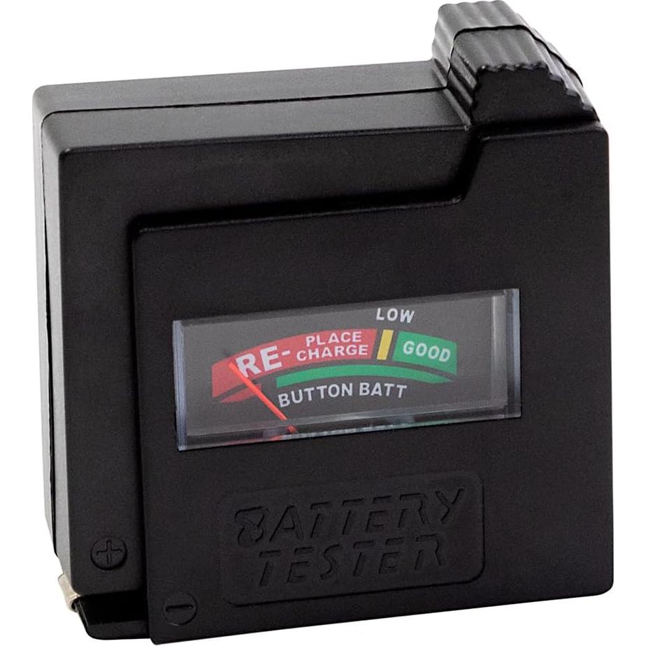 Organizador de Baterías Dial Industries con Probador - 12 AAA, 12 AA, 6 C, 4 D