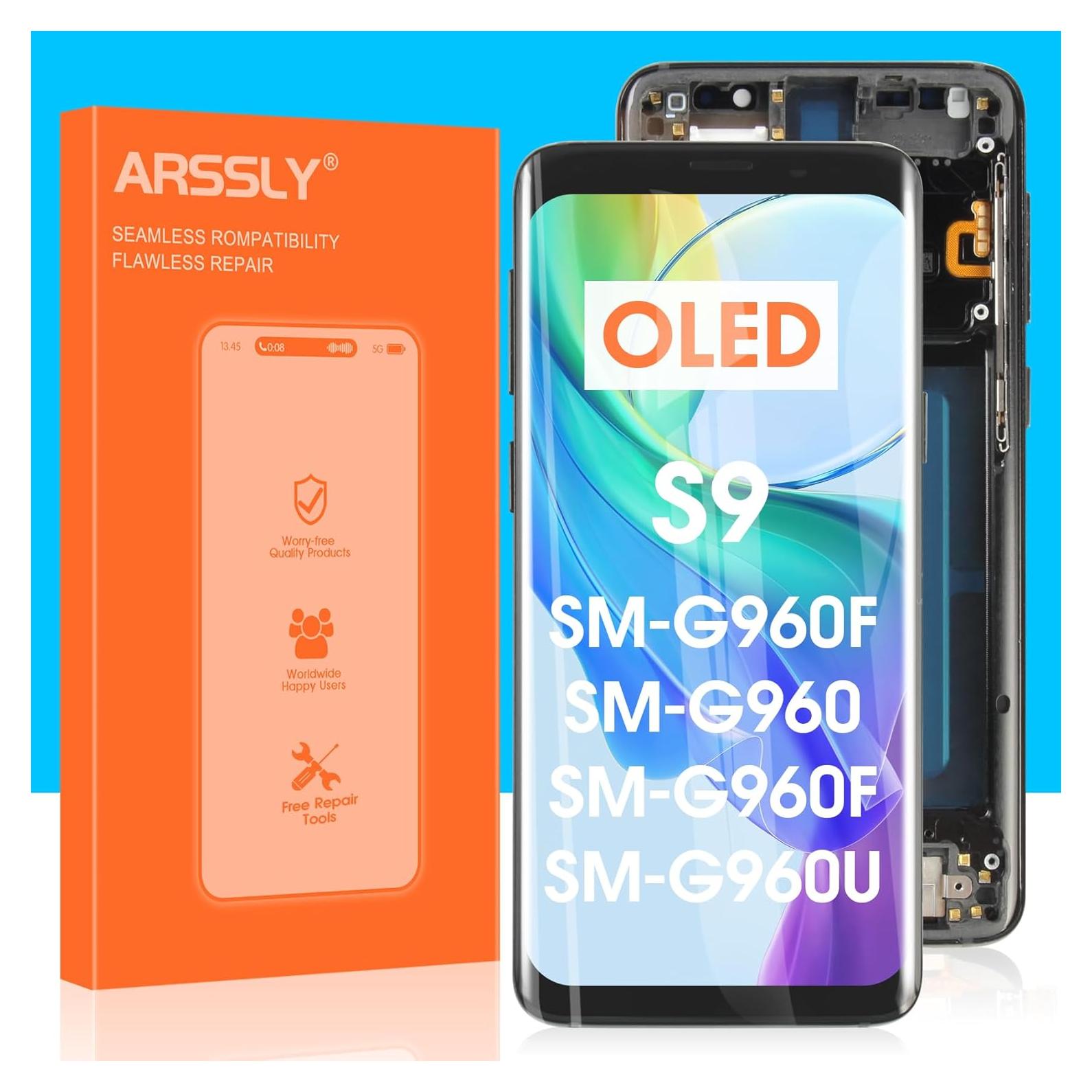 Reemplazo Pantalla LCD Samsung Galaxy S9 G960 con Marco 5.8"
