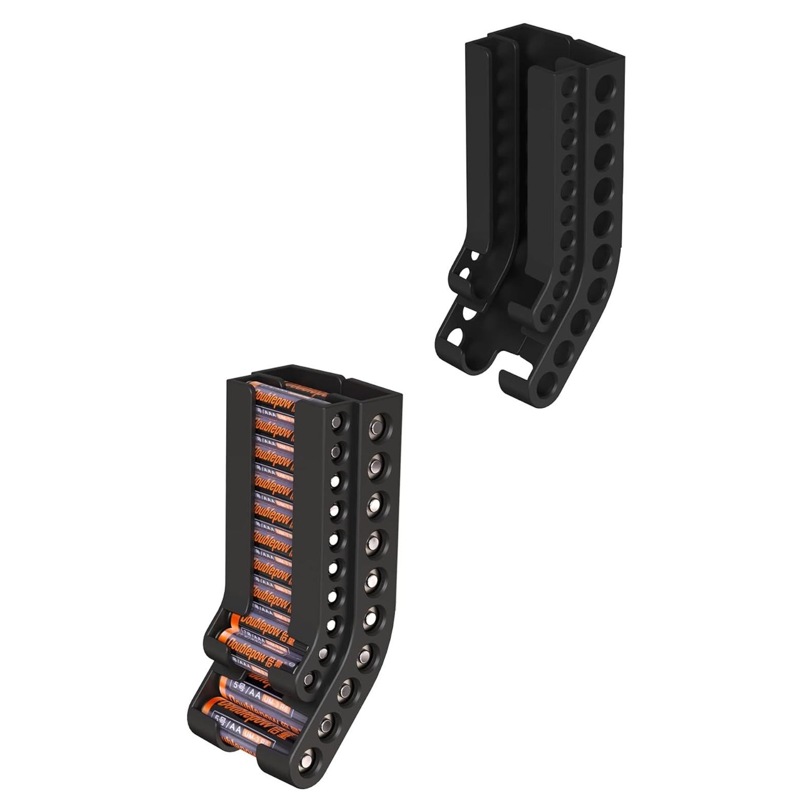 Organizador de Baterías Montaje en Pared ZZHDESBY Negro