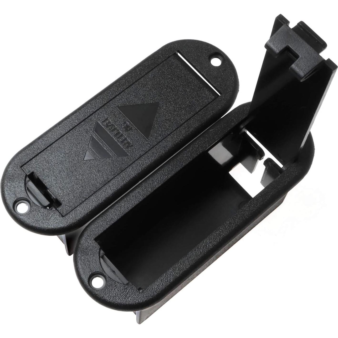 Caja de Batería E-outstanding 2PCS Negra para Guitarra y Bajo