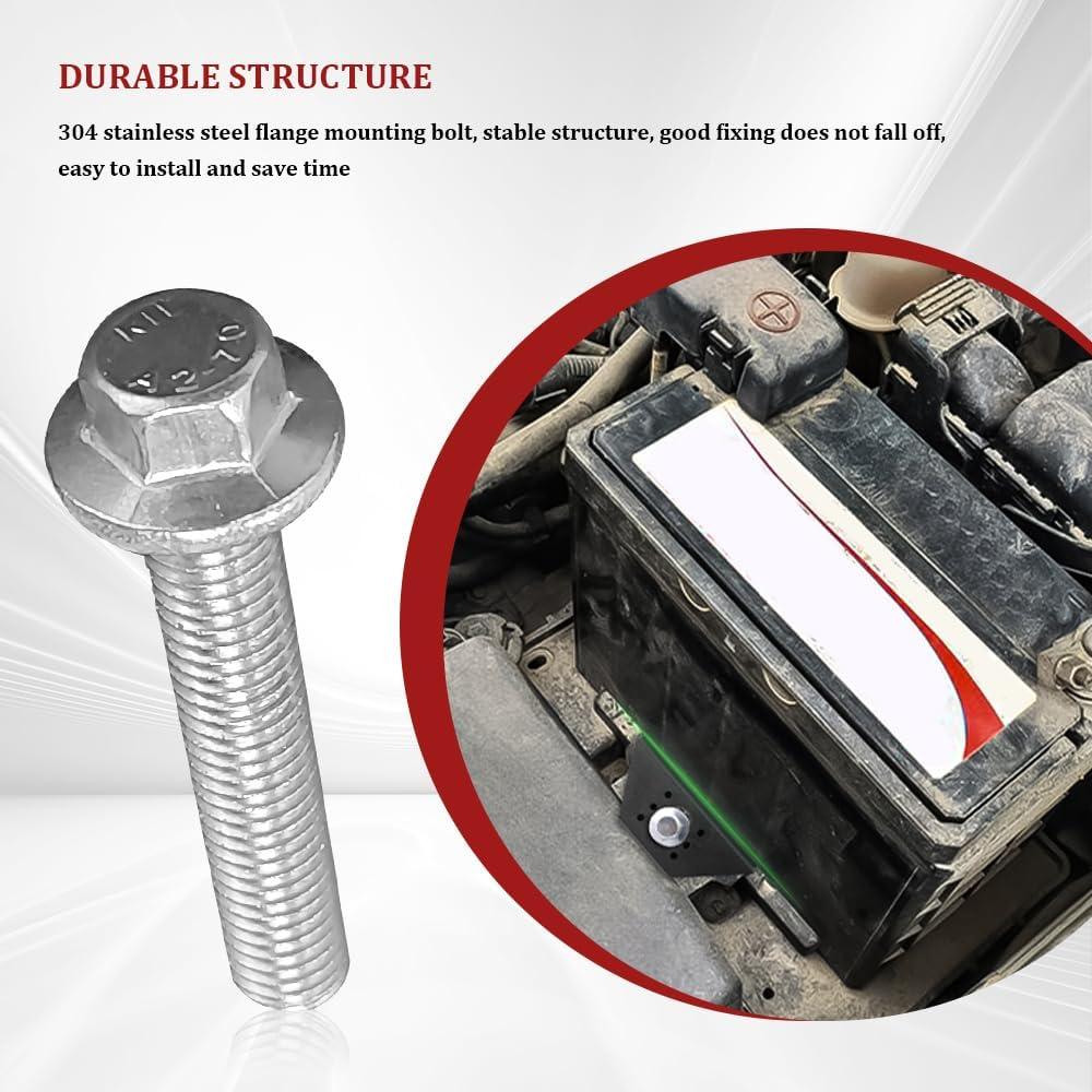 Soporte de Batería RGOAANC con Tornillos de Acero Inoxidable