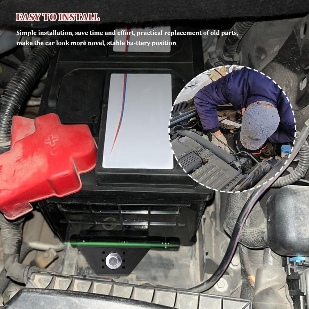 Soporte de Batería RGOAANC con Tornillos de Acero Inoxidable