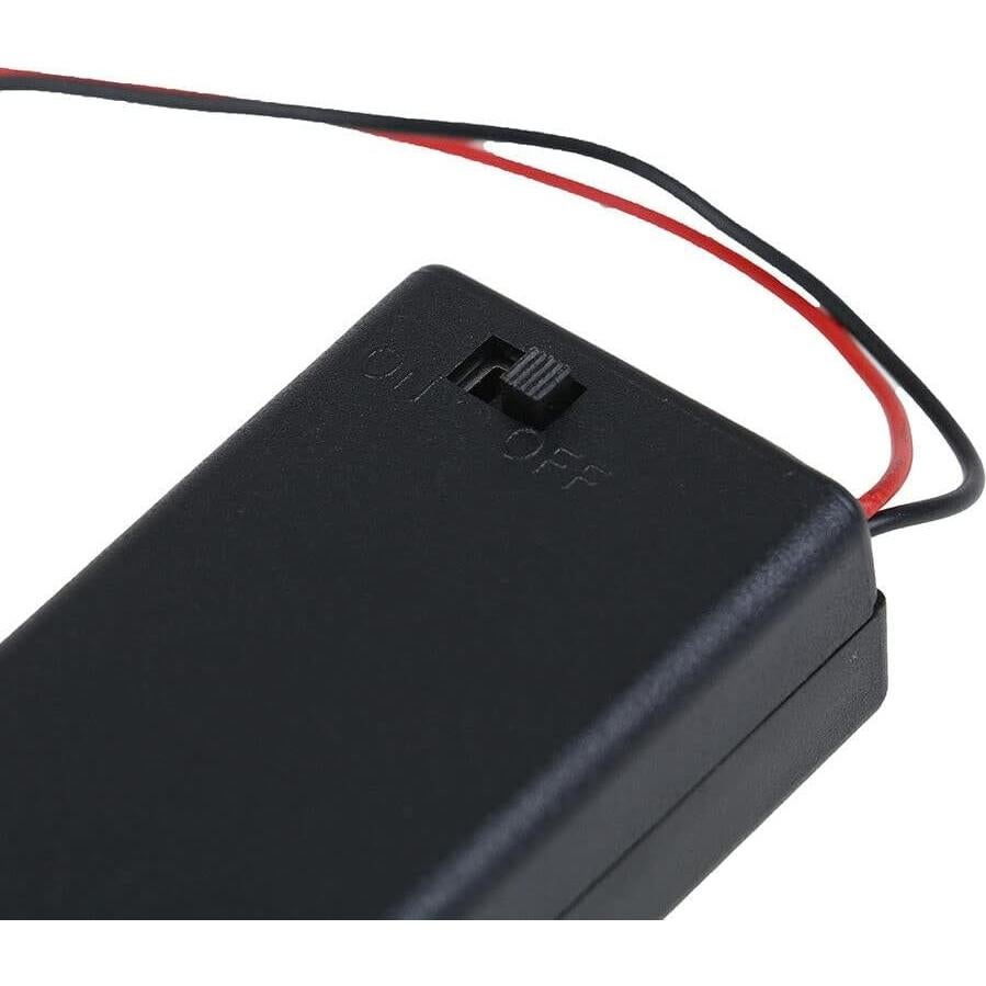 Soporte de Batería 2-AA 3V con Interruptor On/Off