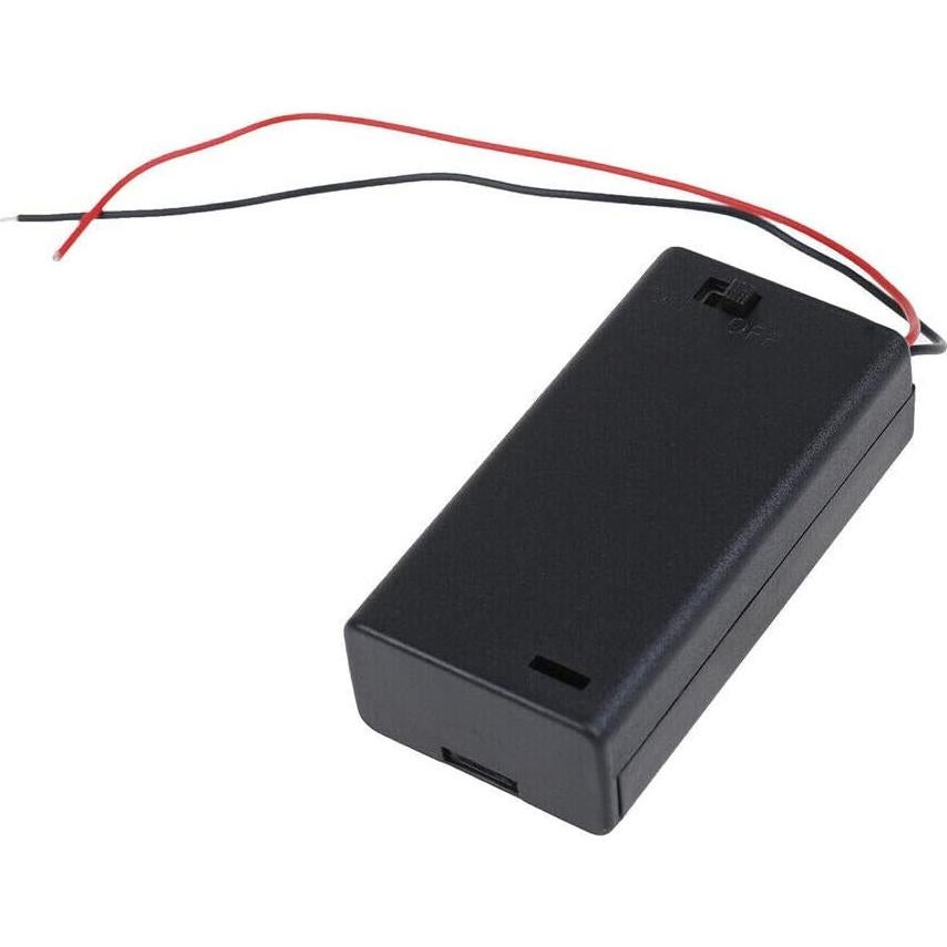 Soporte de Batería 2-AA 3V con Interruptor On/Off