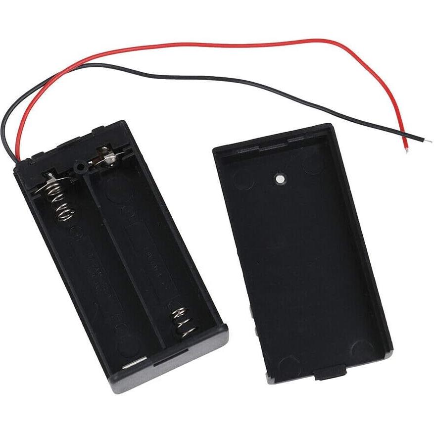 Soporte de Batería 2-AA 3V con Interruptor On/Off