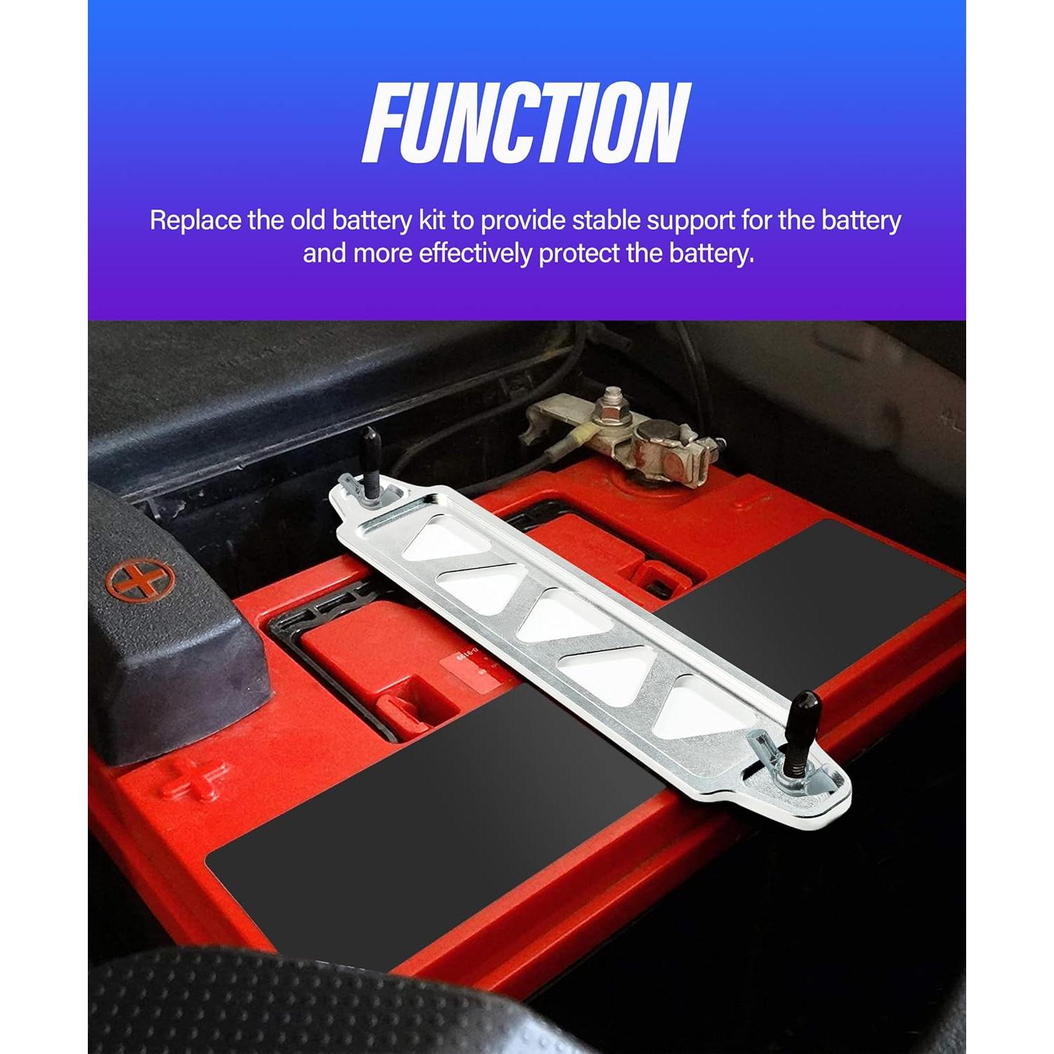 Soporte de Batería Universal AOCISKA 318DPGDZJ002 Aluminio