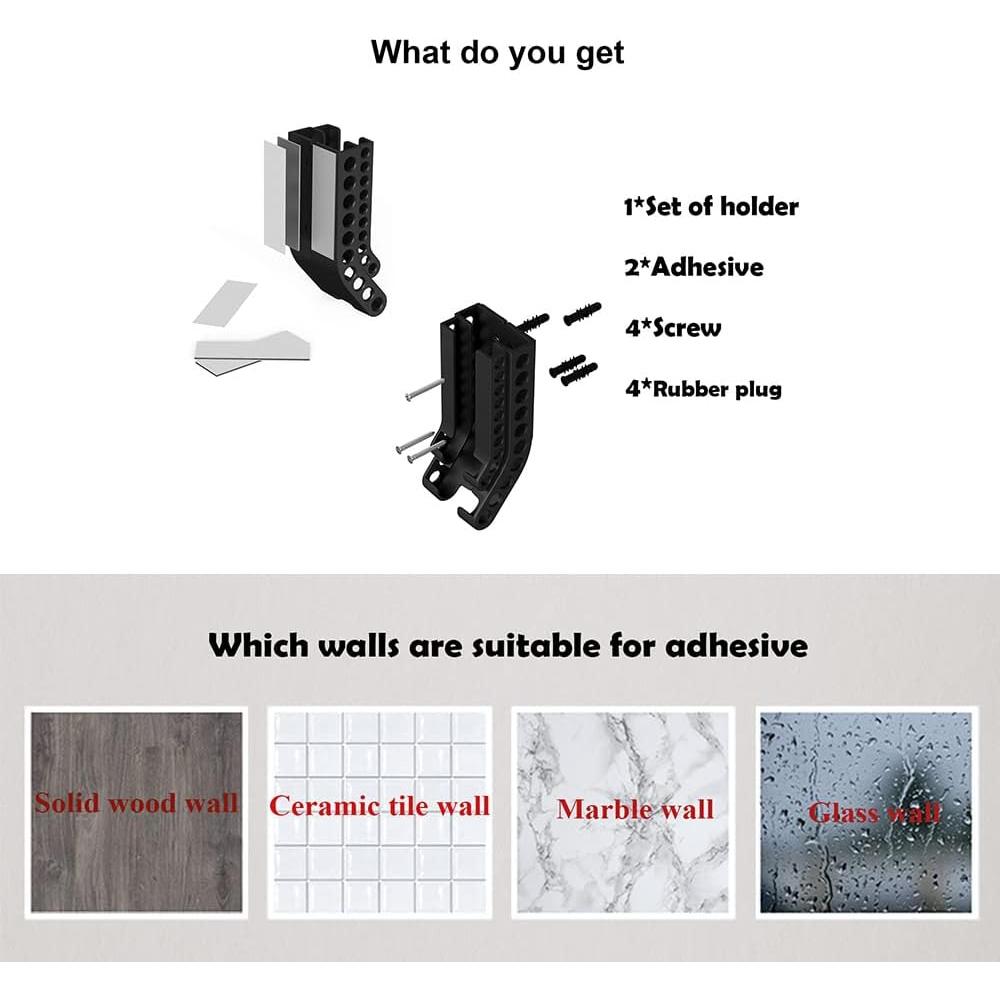 Soporte de Almacenamiento para Baterías AA/AAA Hesupy - Montado en Pared