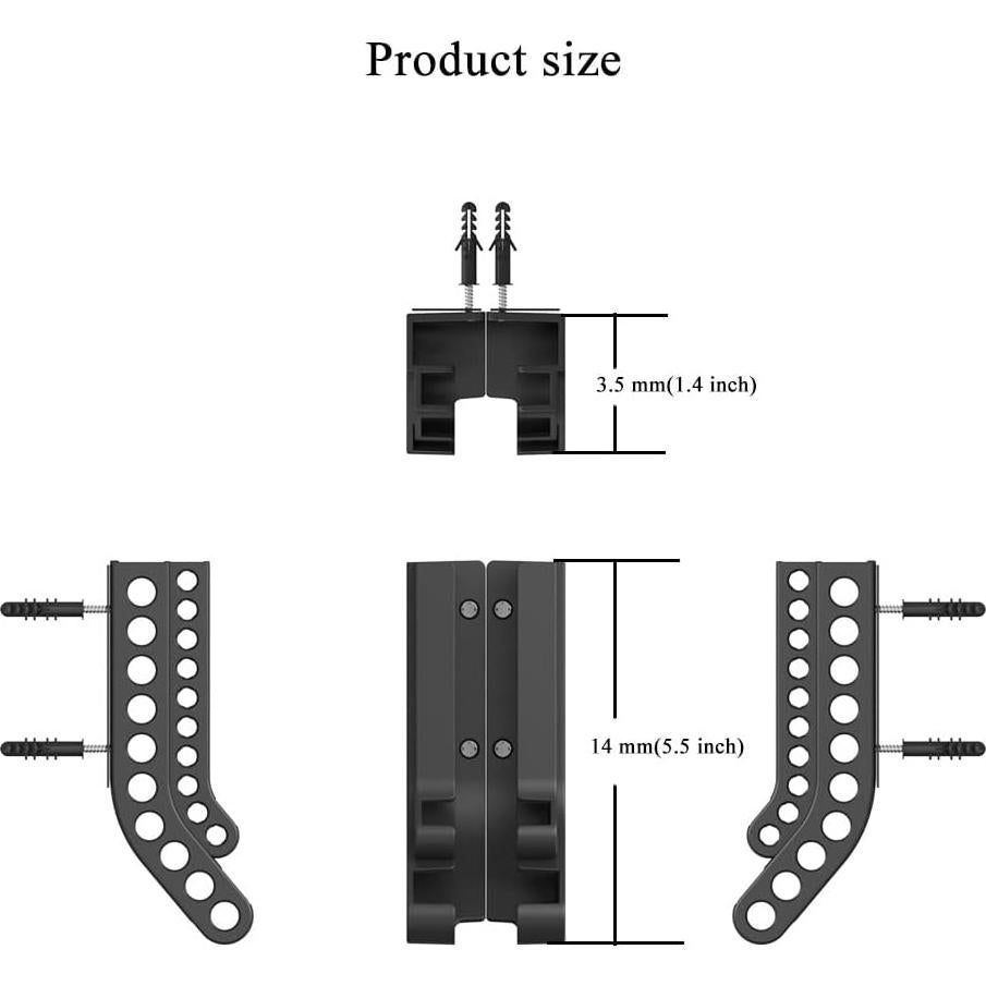 Soporte de Almacenamiento para Baterías AA/AAA Hesupy - Montado en Pared