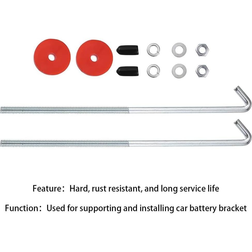 Perros de Sujeción de Batería Aokdom 20 cm Acero Inoxidable 2 Piezas