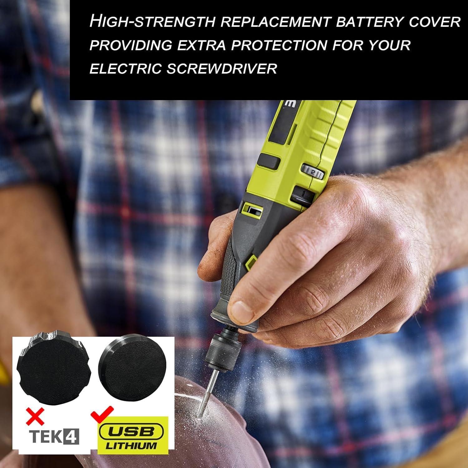 Tapa de Cubierta de Batería LXLO para Destornillador Ryobi 4V