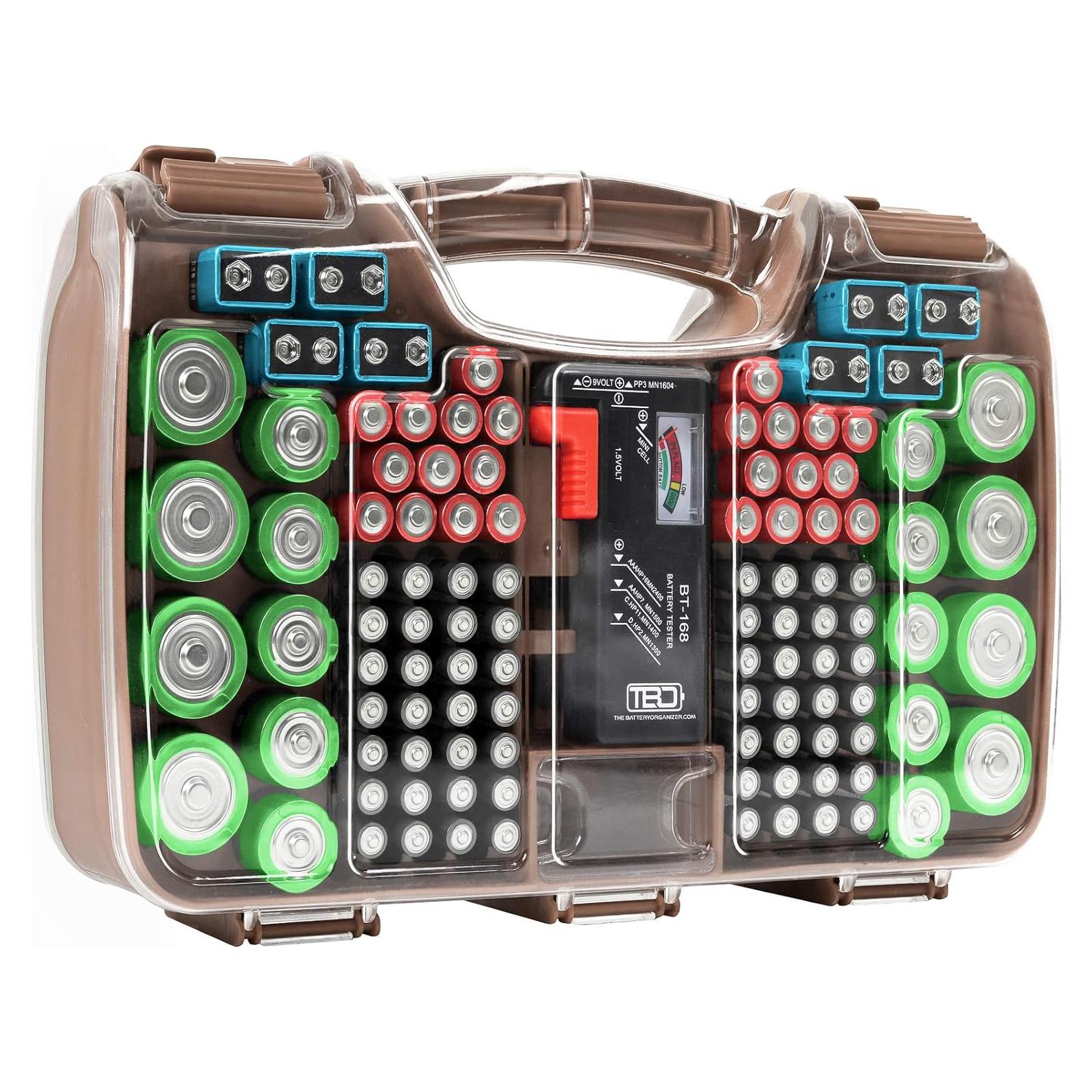 Estuche Organizador de Baterías EL ORGANIZADOR DE BATERÍAS 180 Baterías