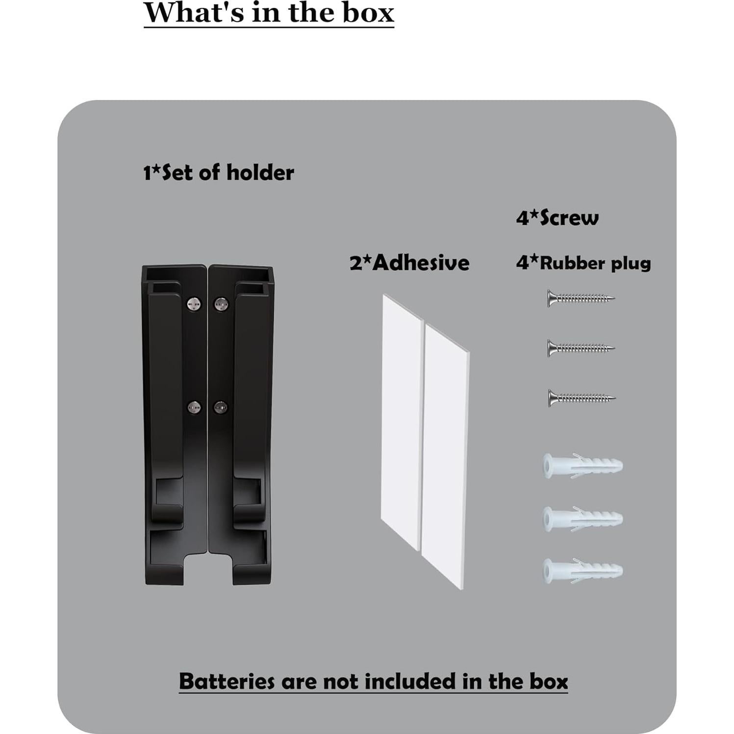 Organizador de Baterías AA y AAA NOTMBESTM Soporte de Pared