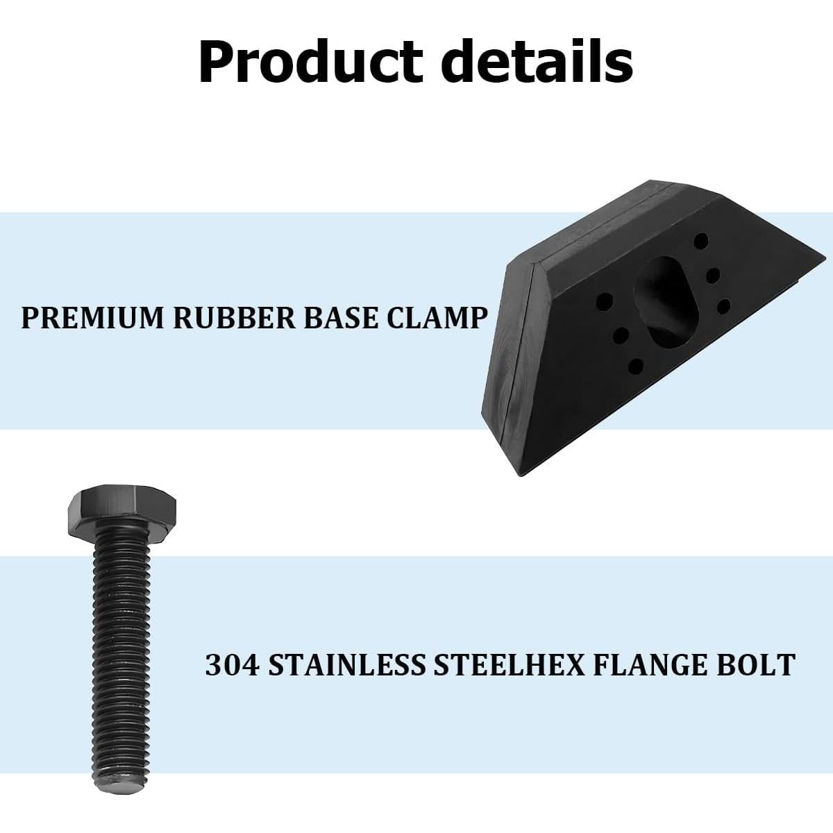 Abrazadera de Batería Zpana con Tornillo de Acero Inoxidable