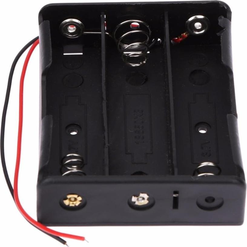 3S 18650 Battery Holder Case Box for 3X 18650 12V Li-Ion with 6" Wire Leads Mall