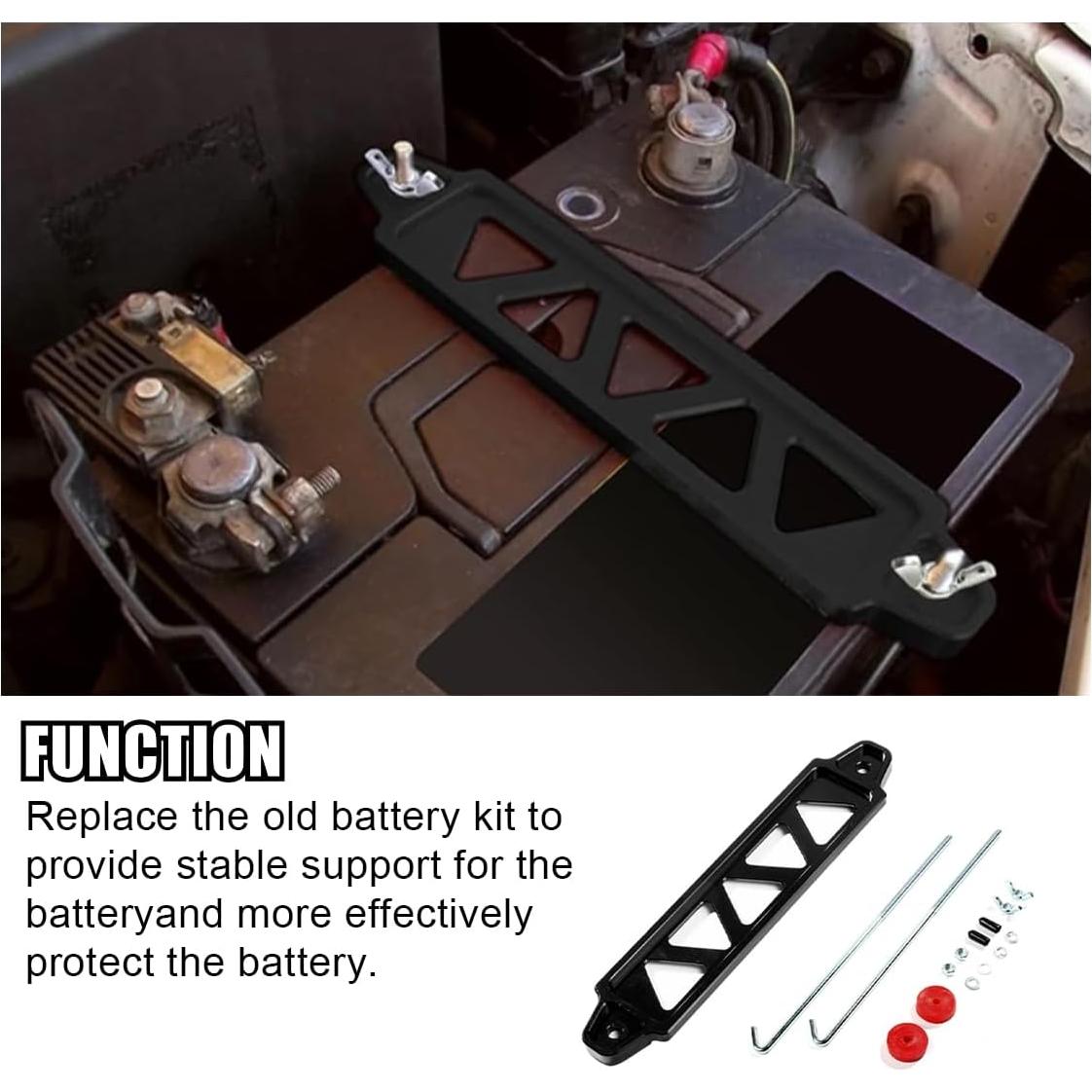 Soporte de Batería Automóvil GLSOWEE Aluminio 21.8 cm