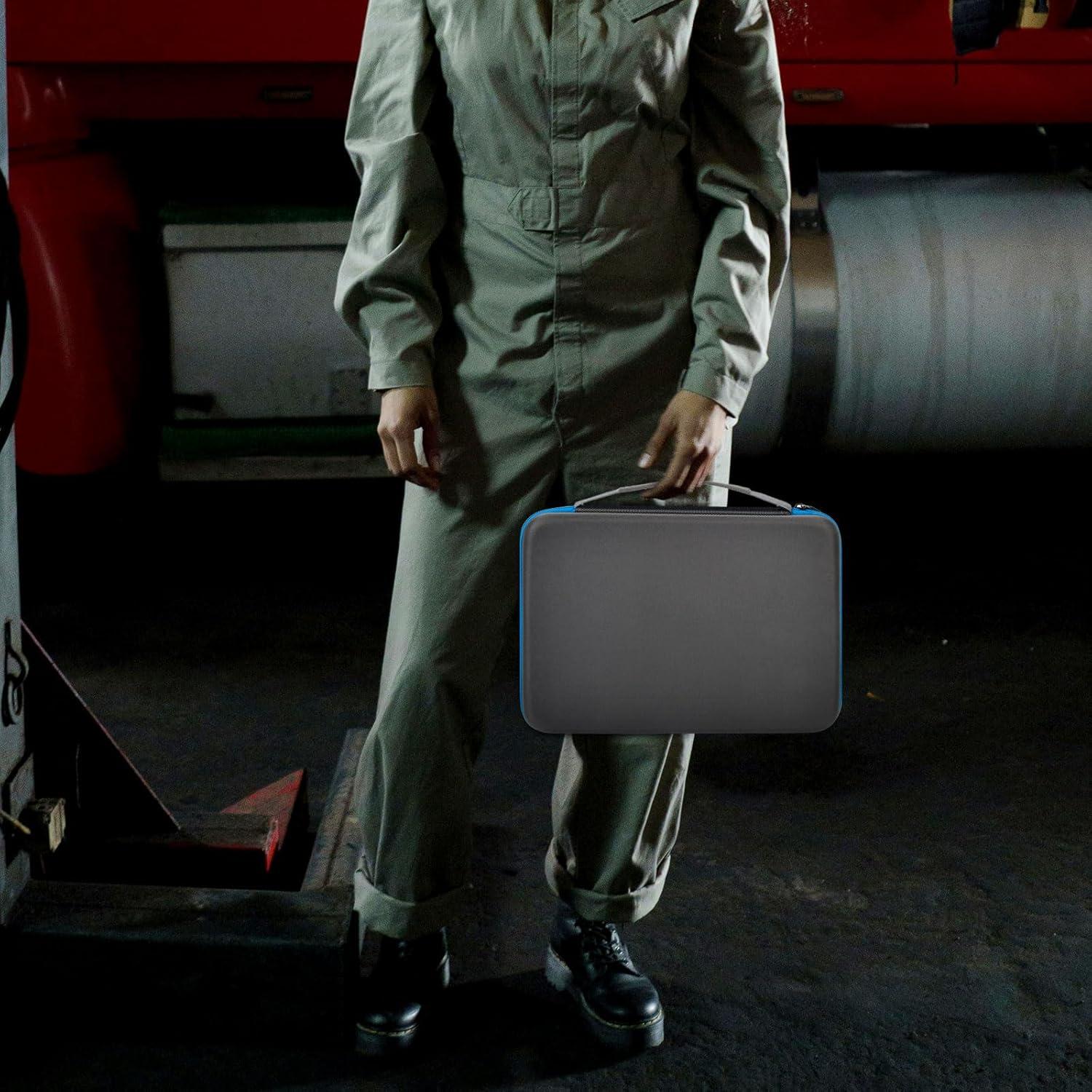 Organizador de Baterías ALKOO con Probador BT-168 Azul