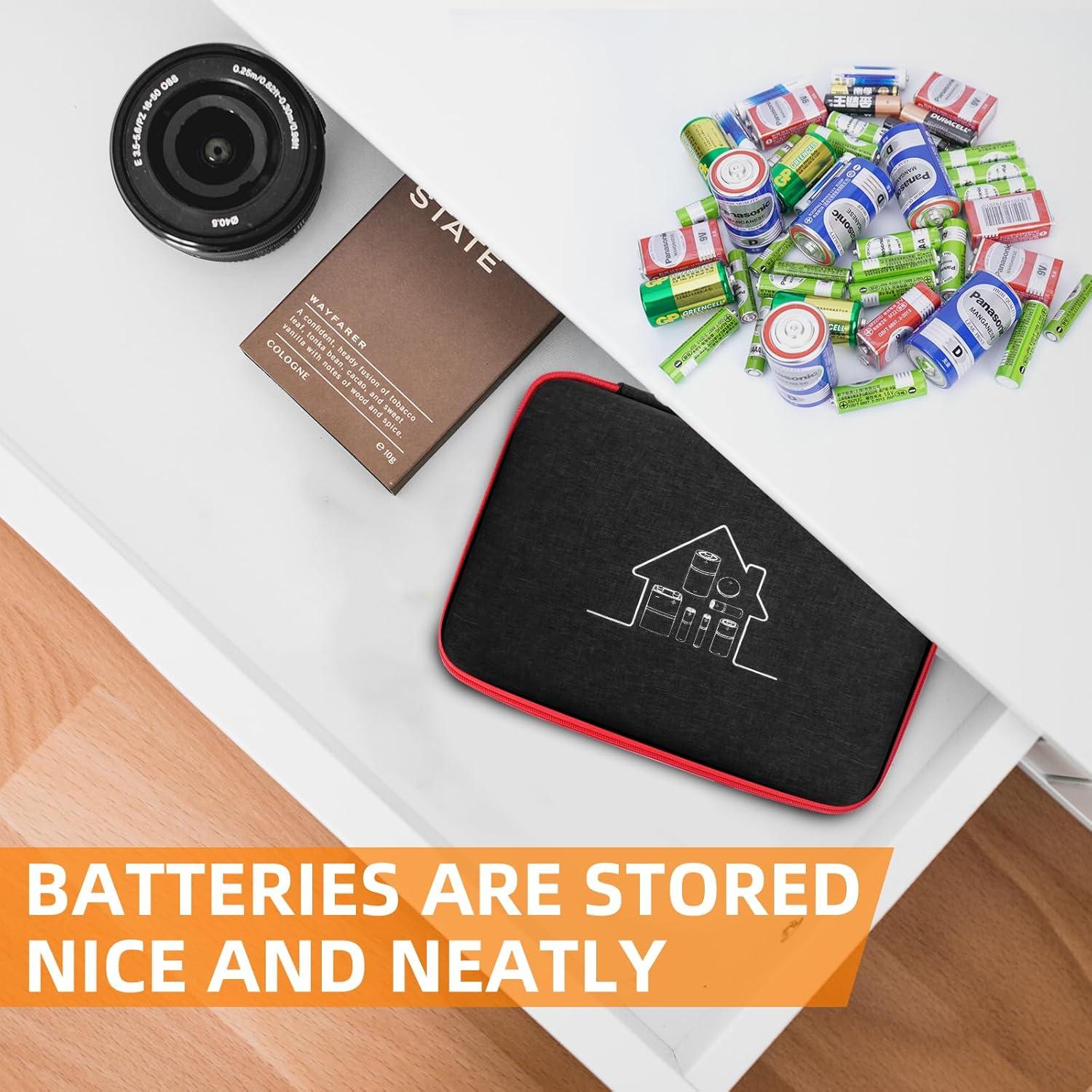 Organizador de Baterías HESPLUS con Probador - 210+ Baterías