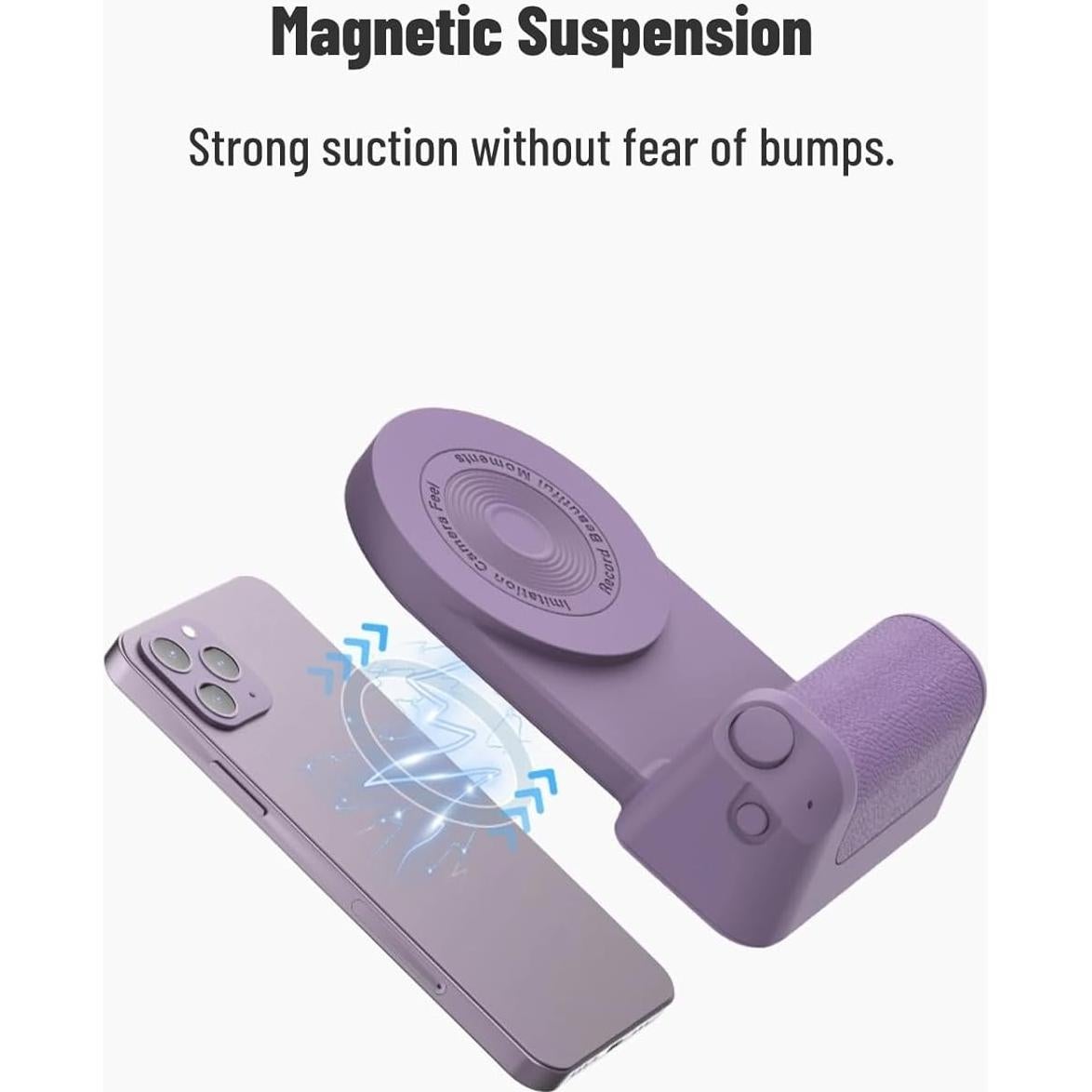 Soporte Magnético para Cámara Yoidesu con Bluetooth - Negro