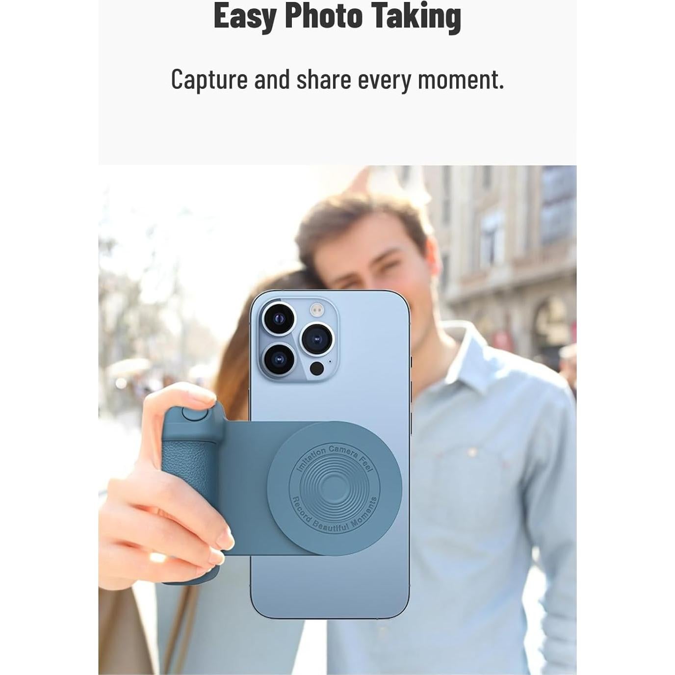 Soporte Magnético para Cámara Yoidesu con Bluetooth - Negro