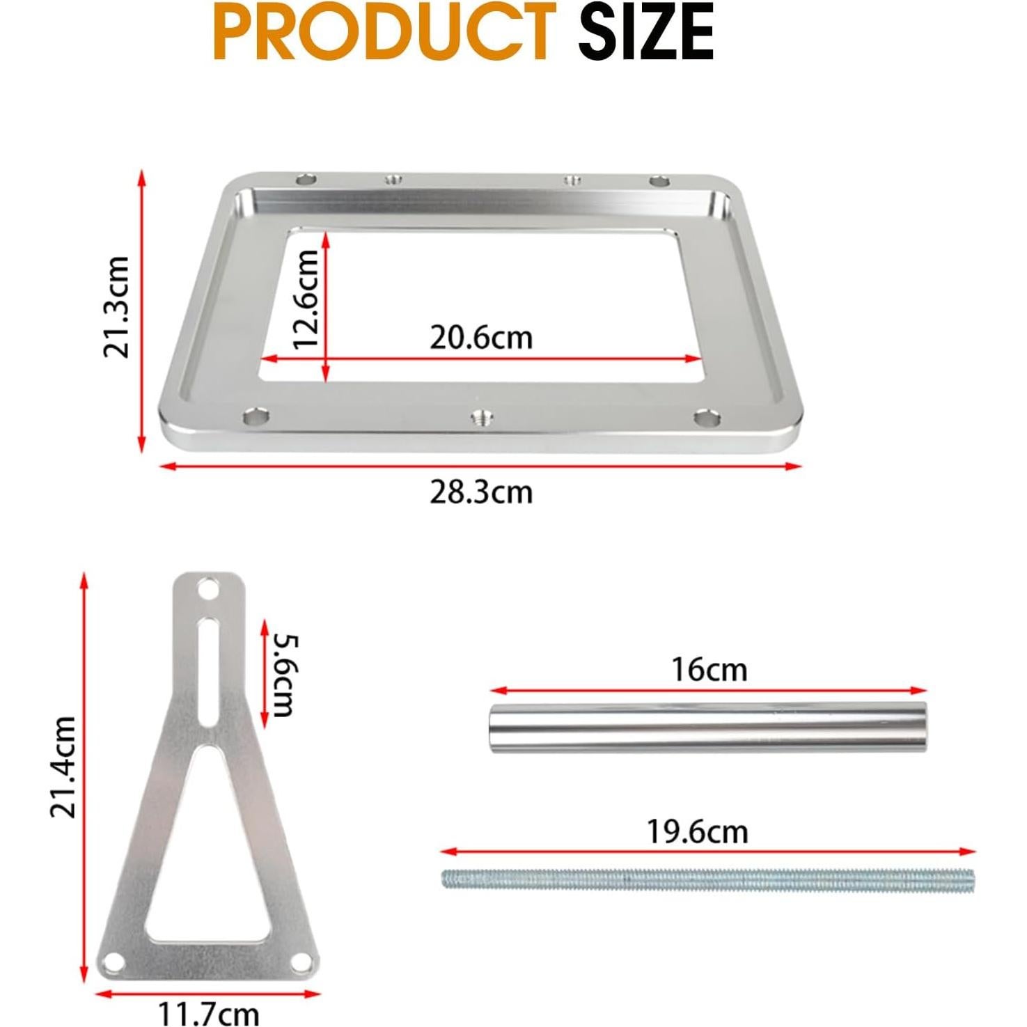 Soporte de Bandeja de Batería AceRide KYE1208 Aluminio 21.6x28.6cm