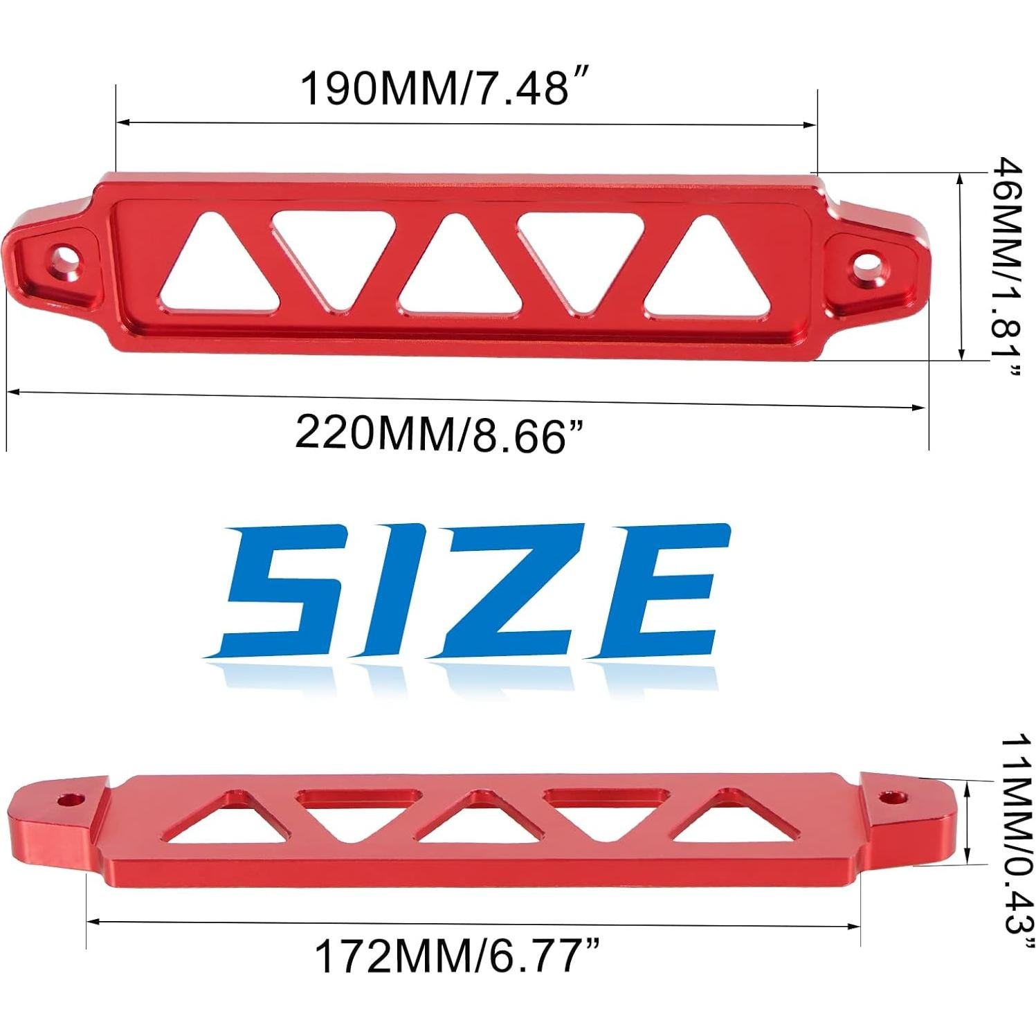 Soporte de Batería Htostar Racing Aluminio Rojo 21-31