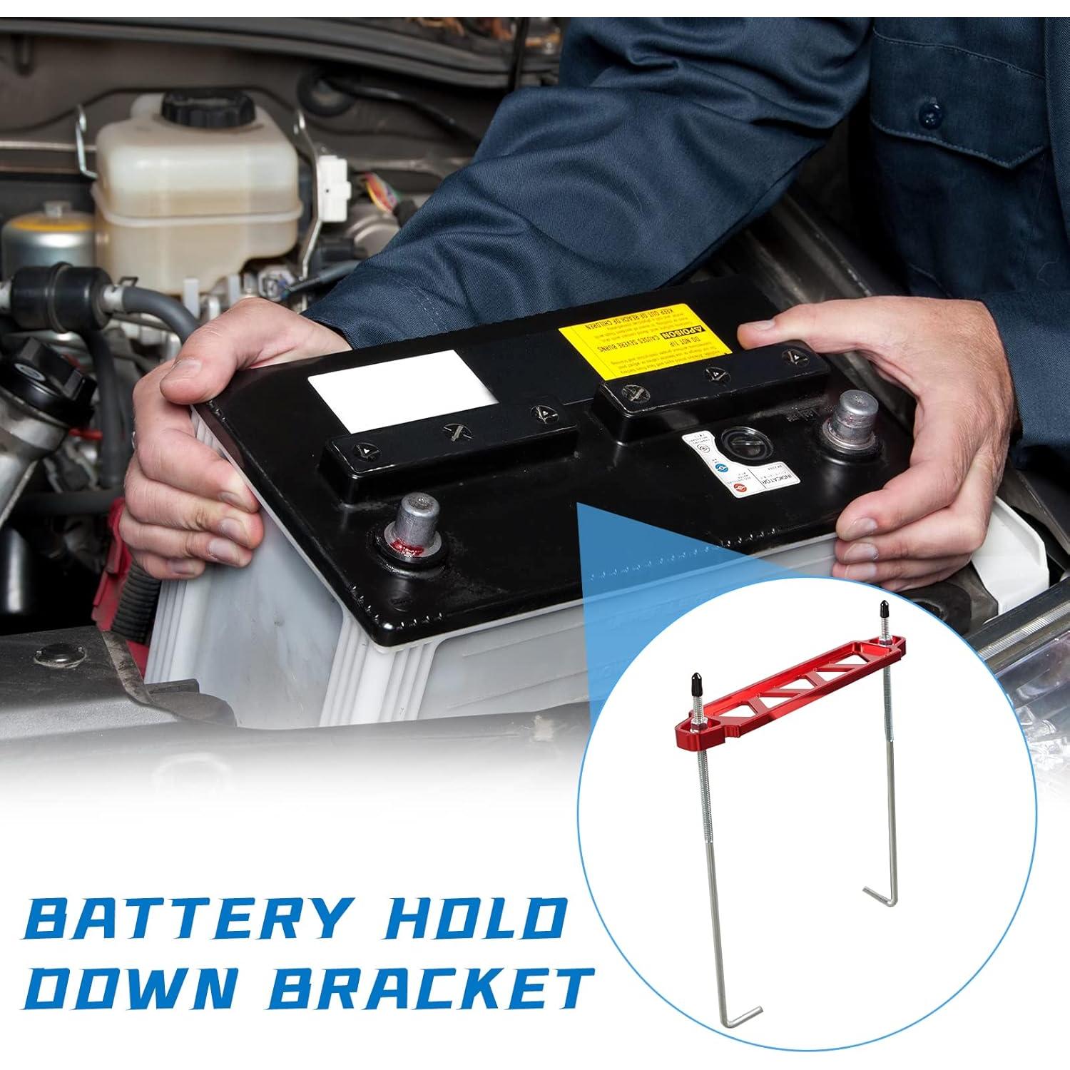 Soporte de Batería Htostar Racing Aluminio Rojo 21-31