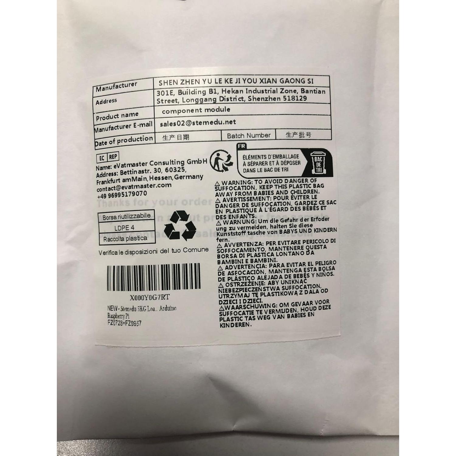 5 Cajas de Almacenamiento para Batería 18650 Stemedu 3.7V