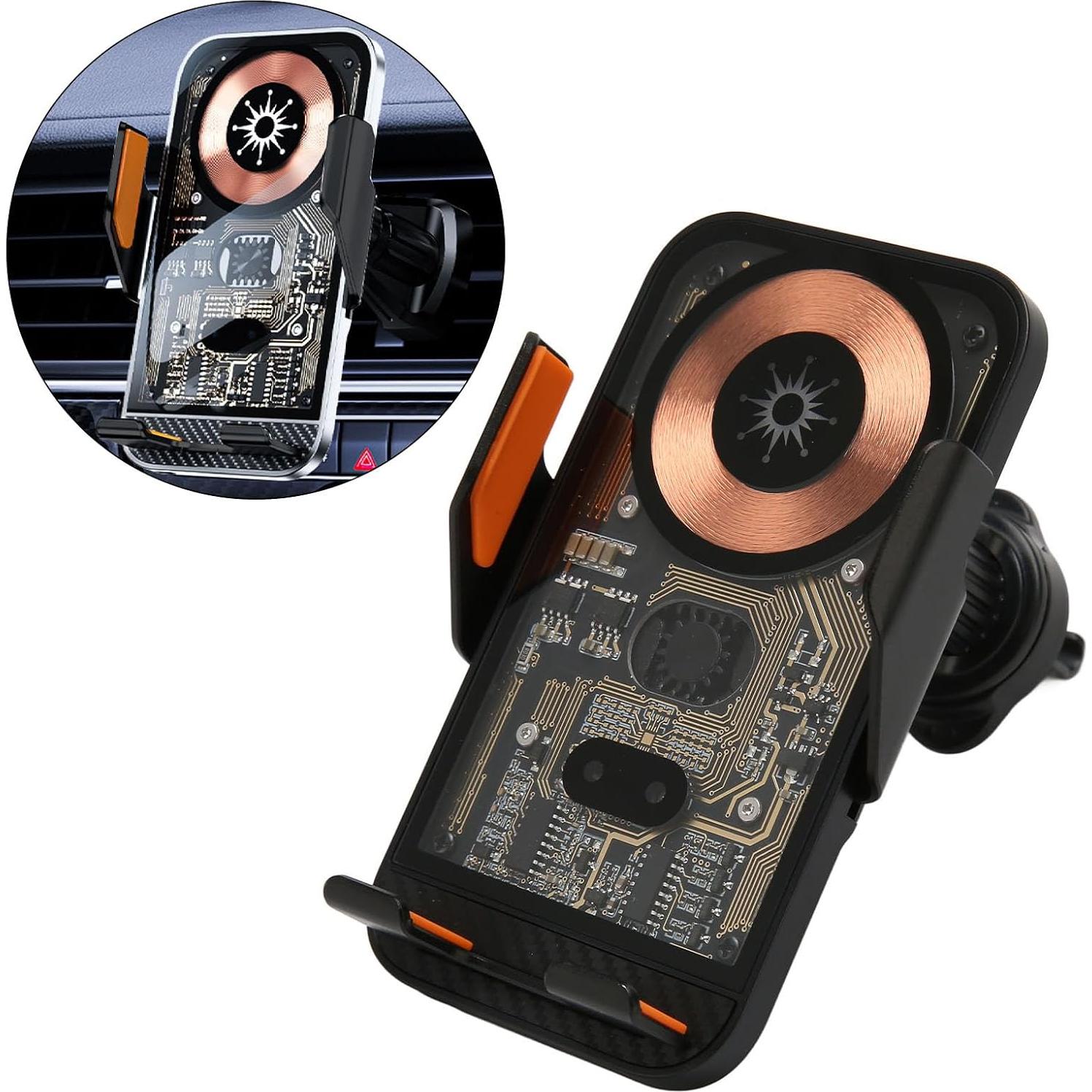 Soporte para teléfono inalámbrico Tbest MountCar 15W giratorio