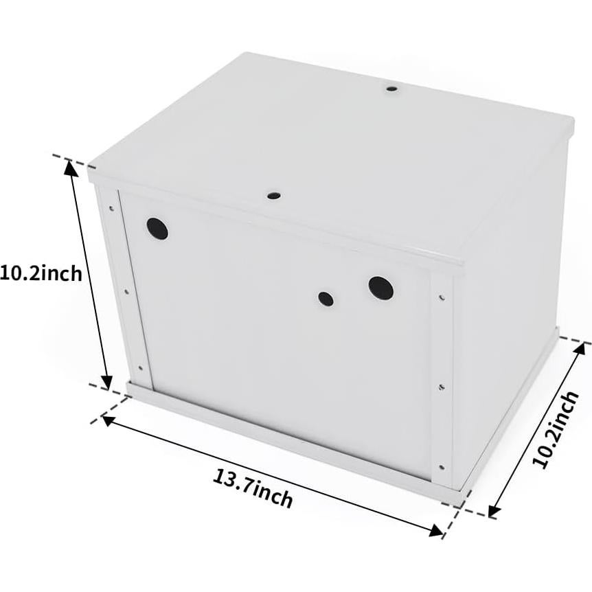 Kit de reubicación de batería ZHSYMX de aluminio 34.3x25.4cm