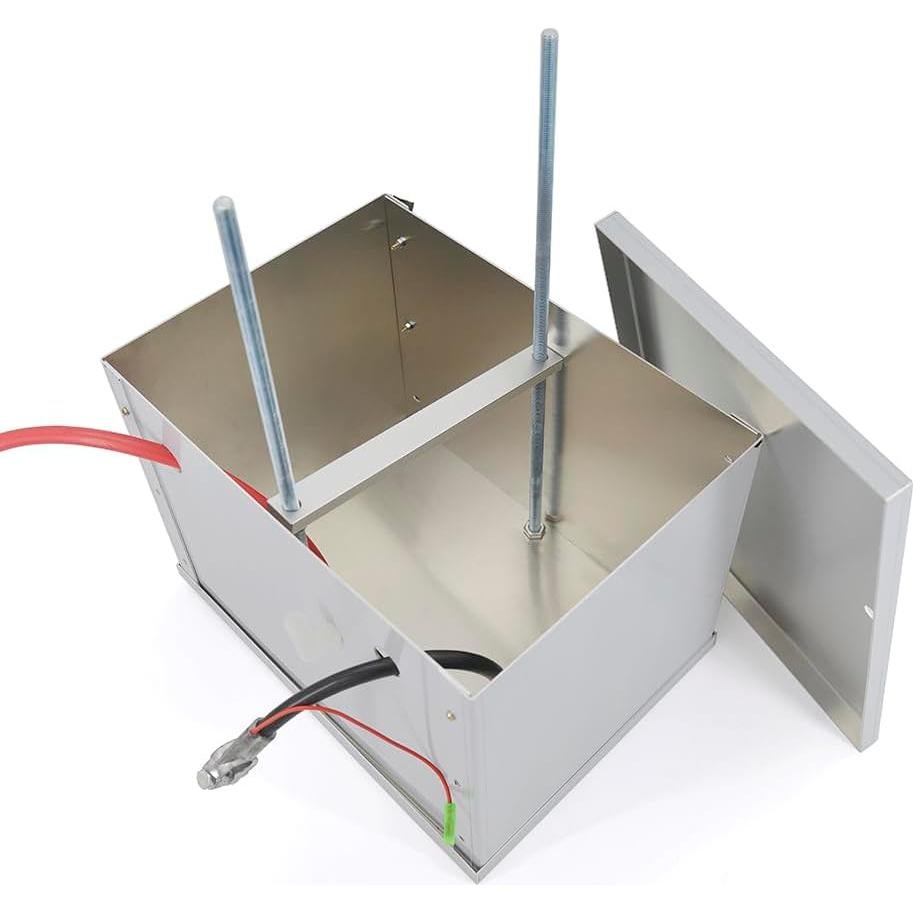 Kit de reubicación de batería ZHSYMX de aluminio 34.3x25.4cm