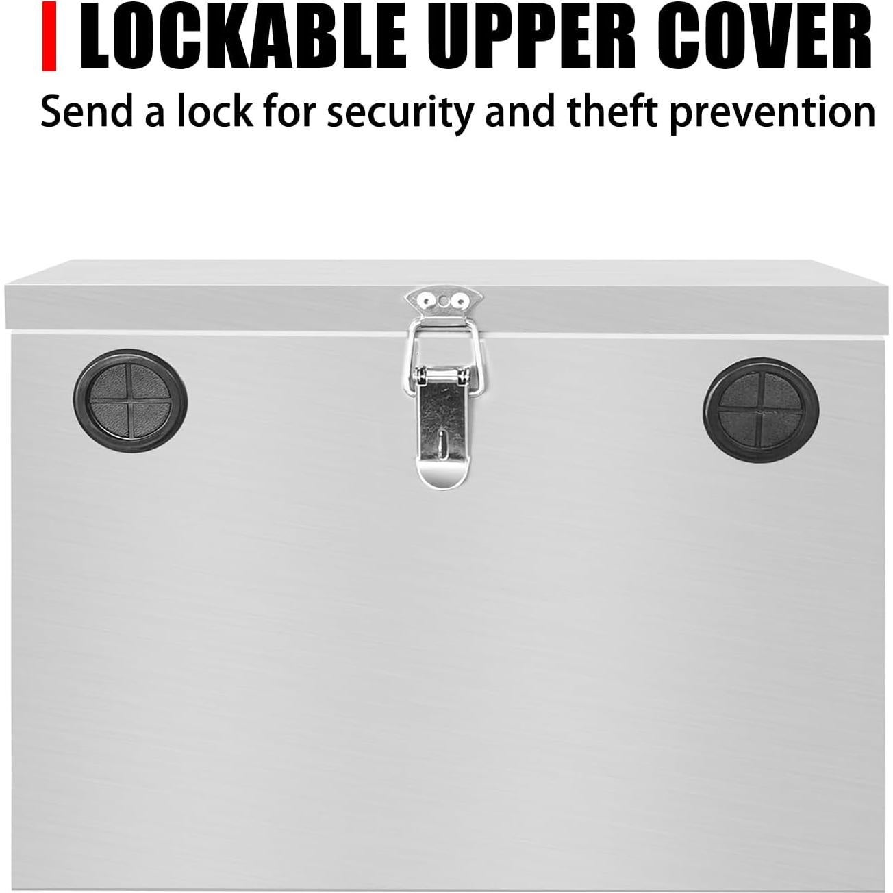 Caja de Batería Marina Peastorm Doble 12V Acero Inoxidable