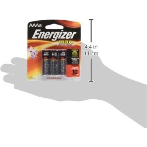 Baterías Alcalinas AAA Energizer Max E92BP-8 - 8 Unidades