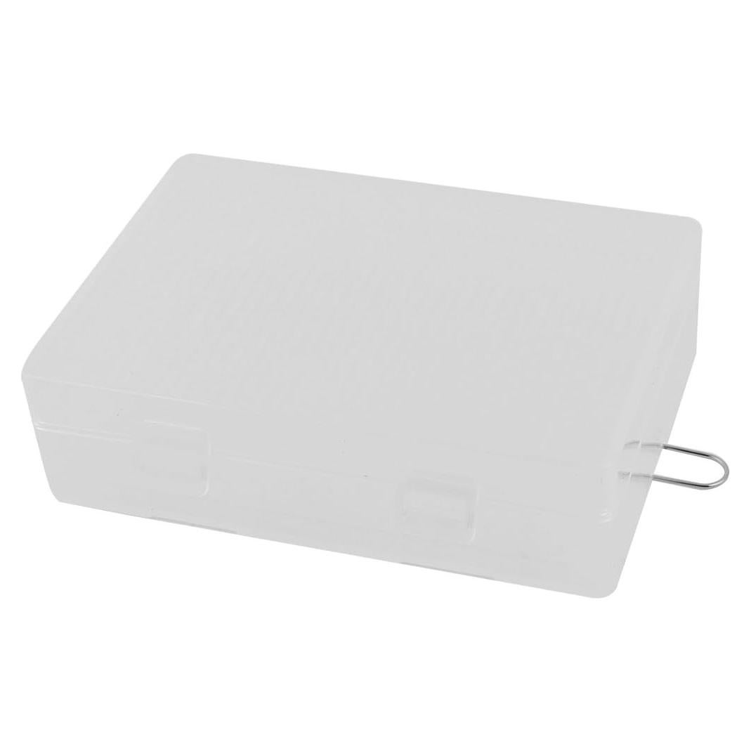 Caja de Almacenamiento Plástica para 4 Baterías 26650 Uxcell